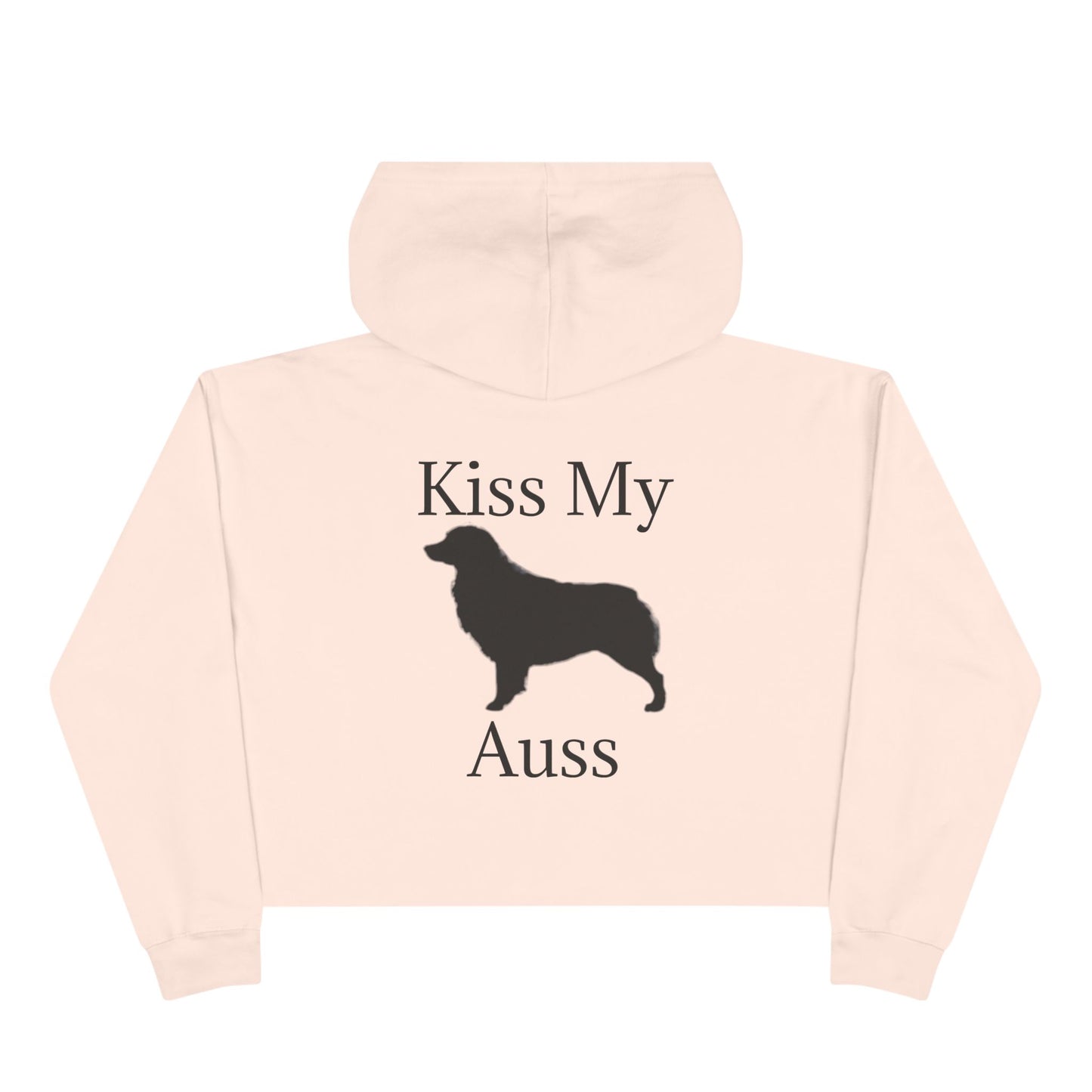 Kiss My Auss Women's Crop Hoodie