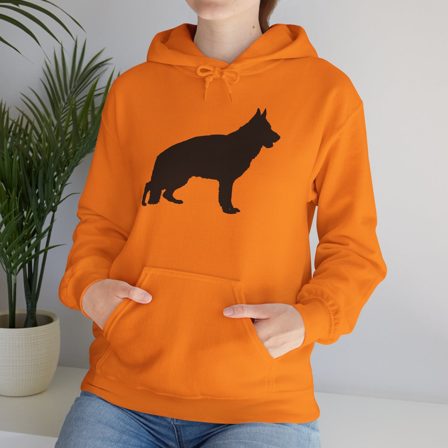 German Shepherd Silhouette Unisex Hoodie