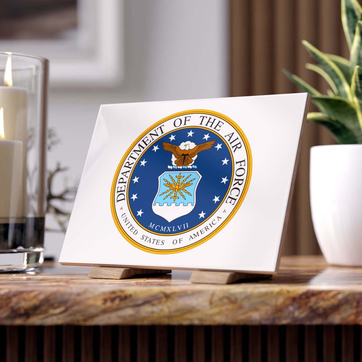 US Air Force Ceramic Photo Tile
