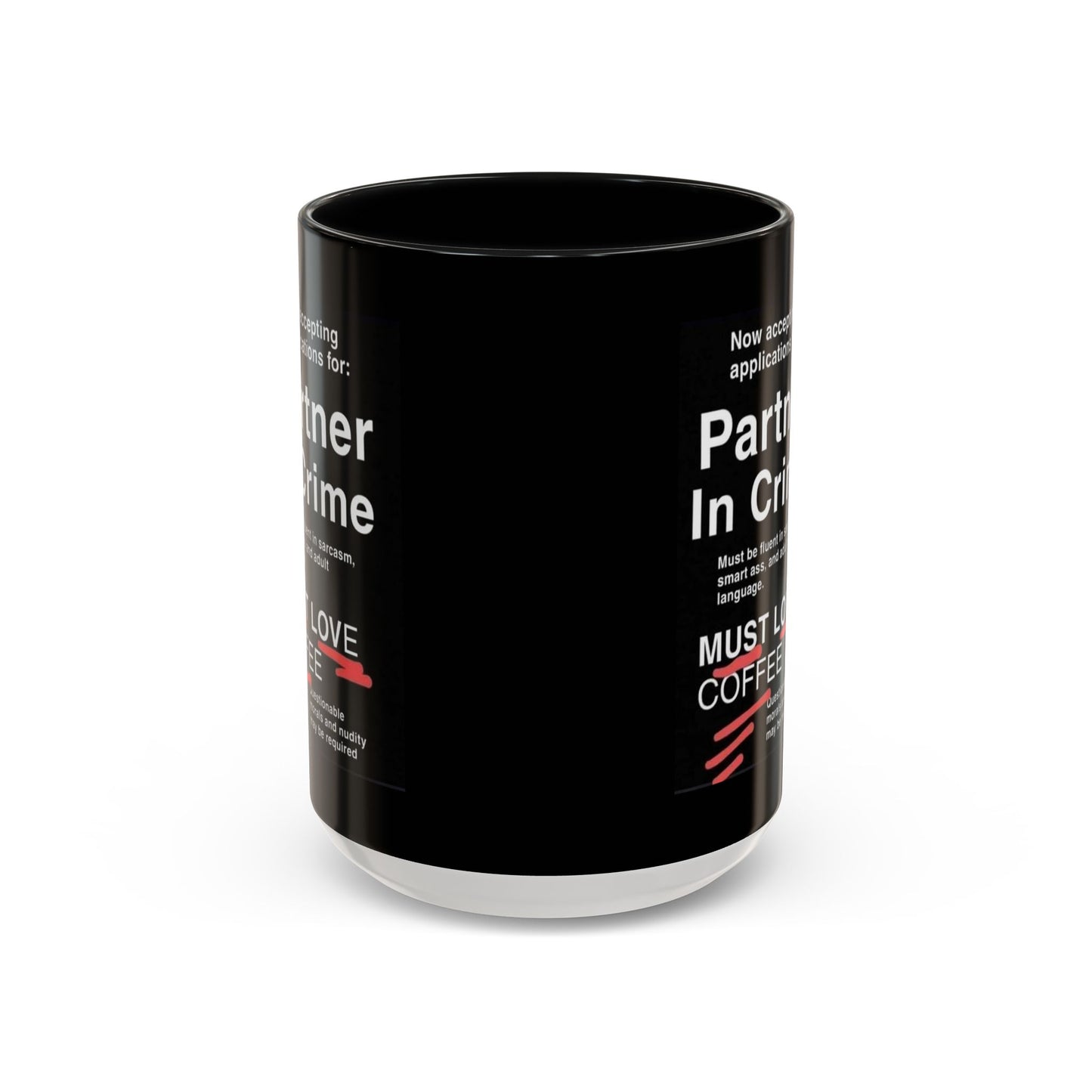 Partner In Crime 2-Tone Coffee Mug