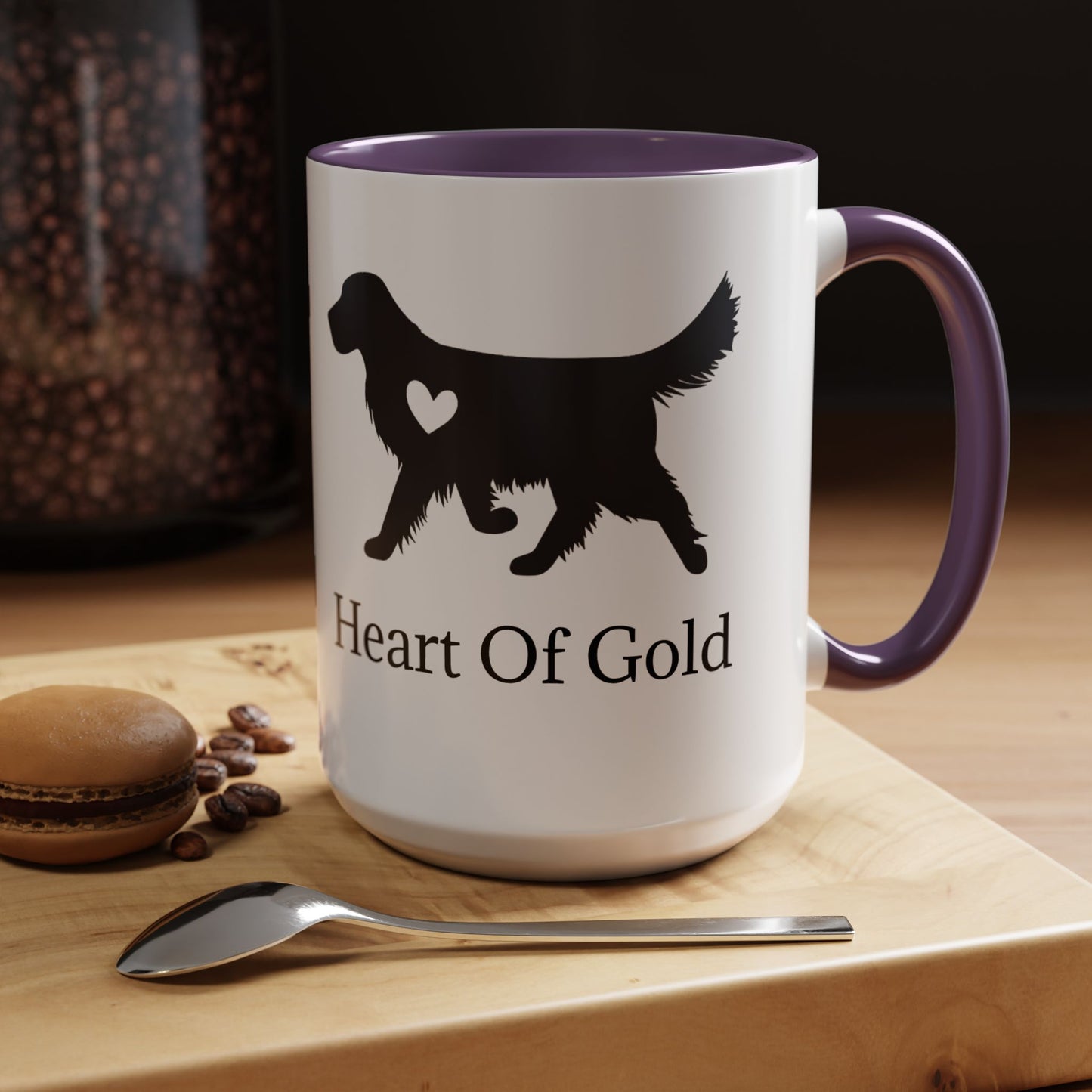 Heart Of Gold 2-Tone Coffee Mug