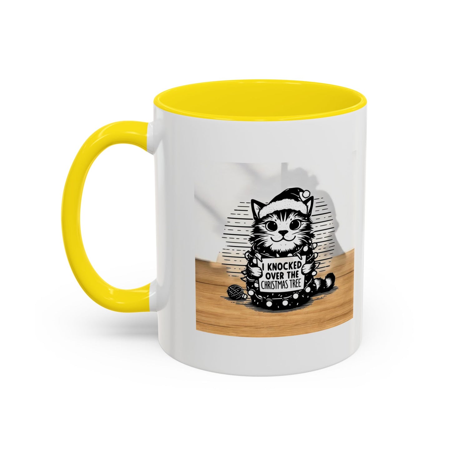 Naughty Cat 2-Tone Coffee Mug