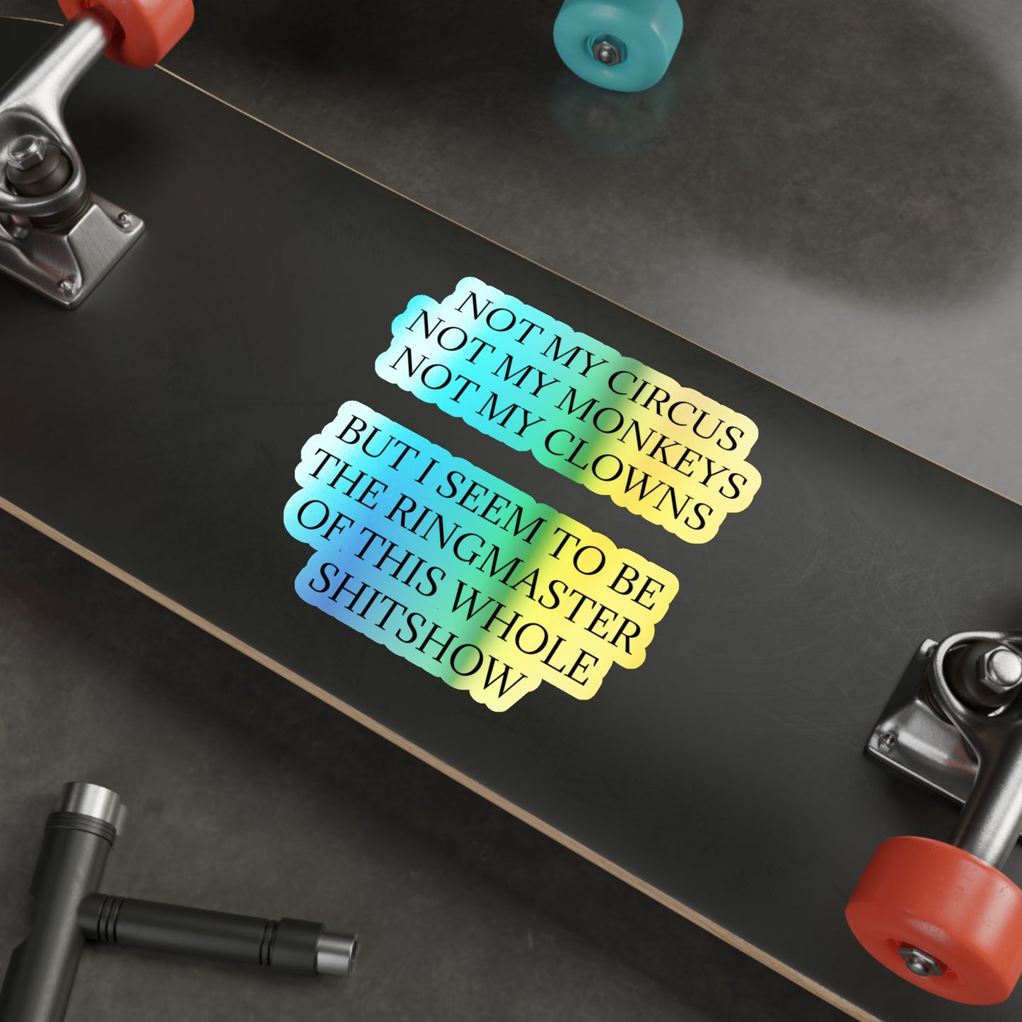 Ringmaster Holographic Sticker