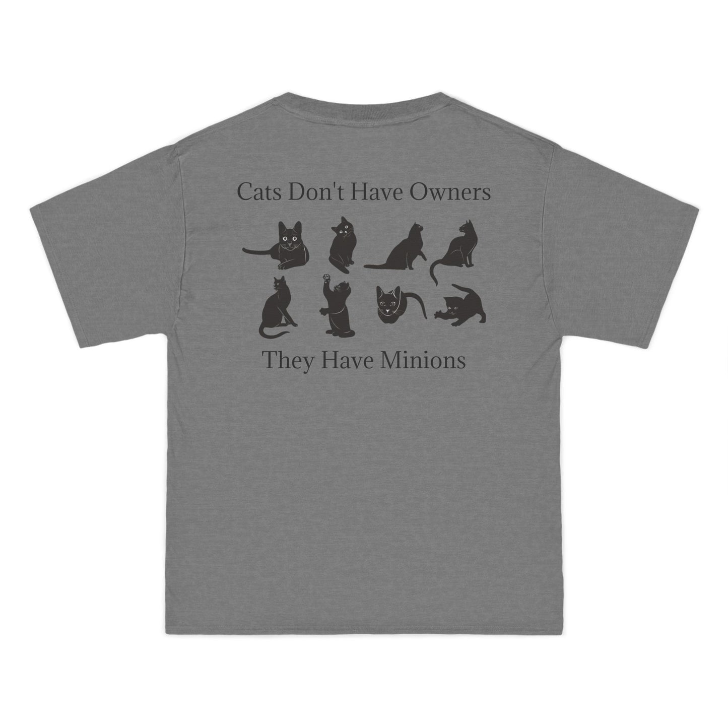 Cat Minions Men's Short-Sleeve Crewneck Tee