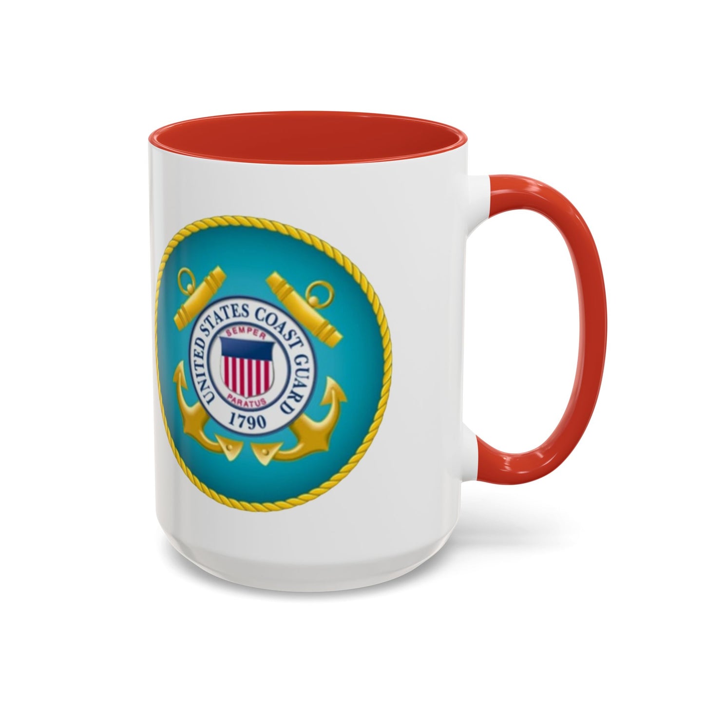 US Coast Guard 2-Tone Coffee Mug