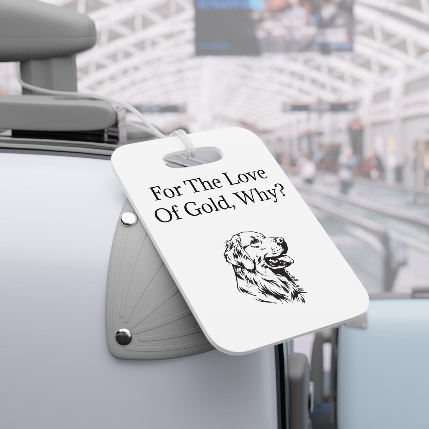 For The Love Of Gold Luggage Tag
