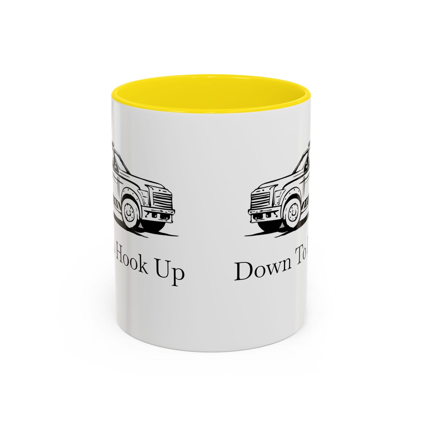 Down To Hook Up 2-Tone Coffee Mug