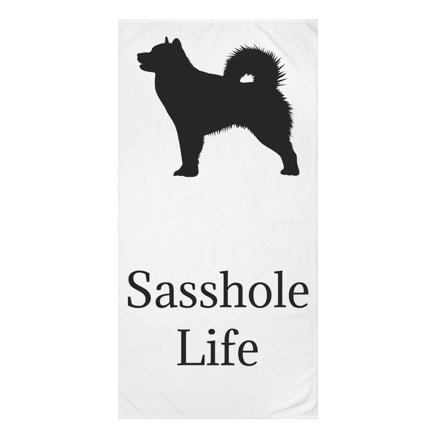 Sasshole Life Mink-Cotton Beach Towel