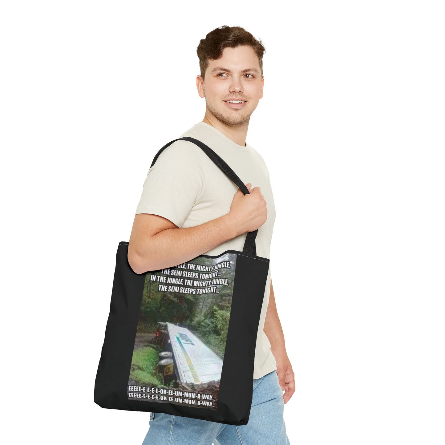 Semi Sleeps Tote Bag
