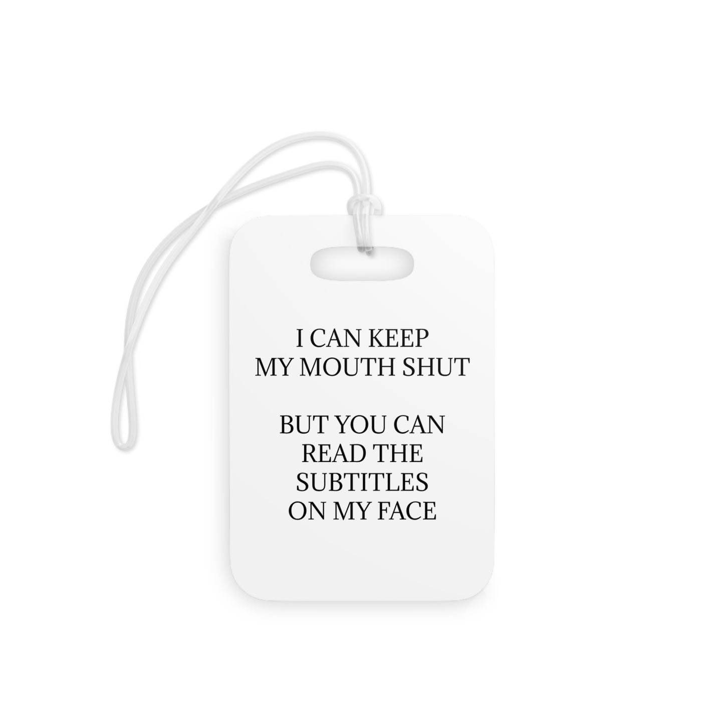 Subtitles Luggage Tag