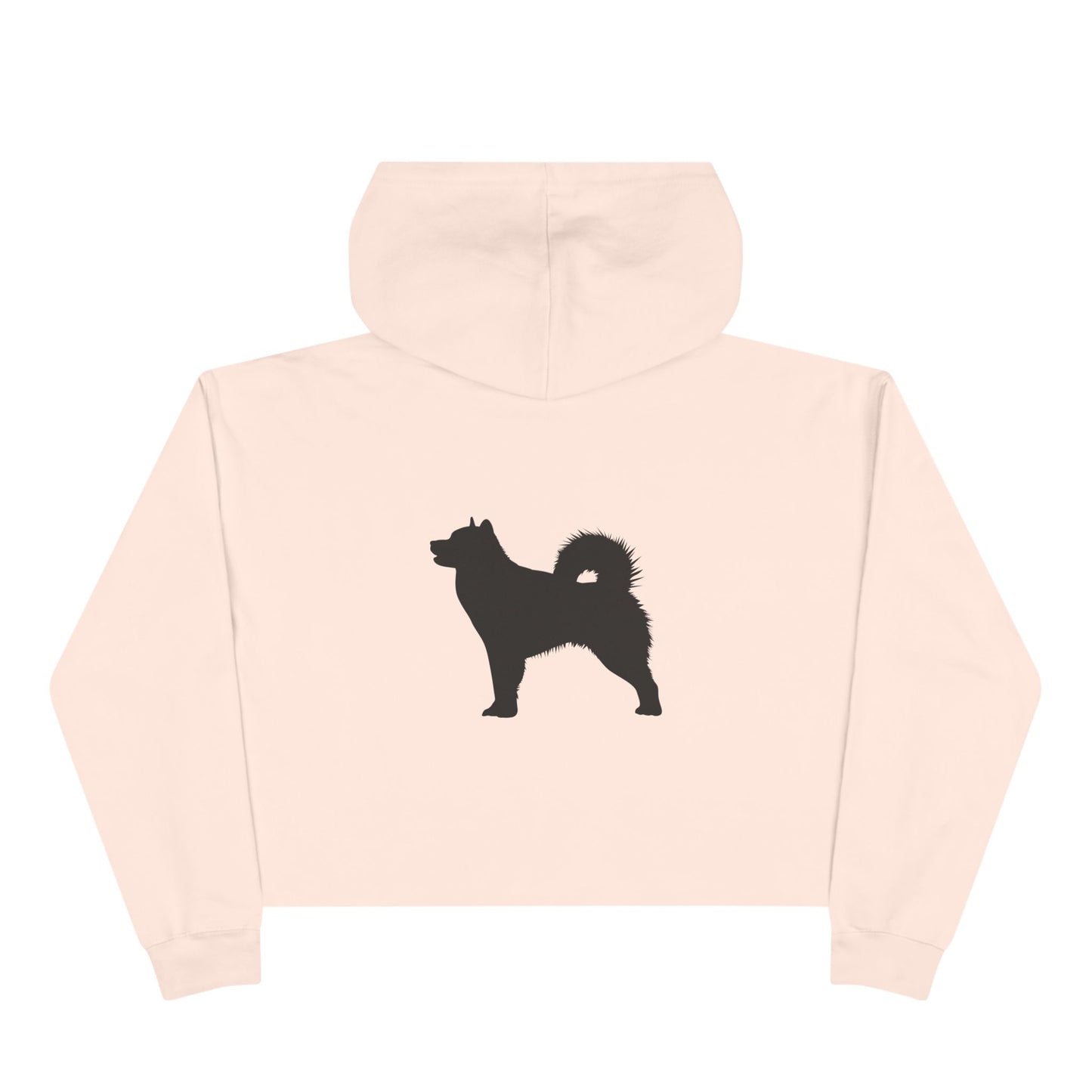 Malamute Silhouette Women's Crop Hoodie