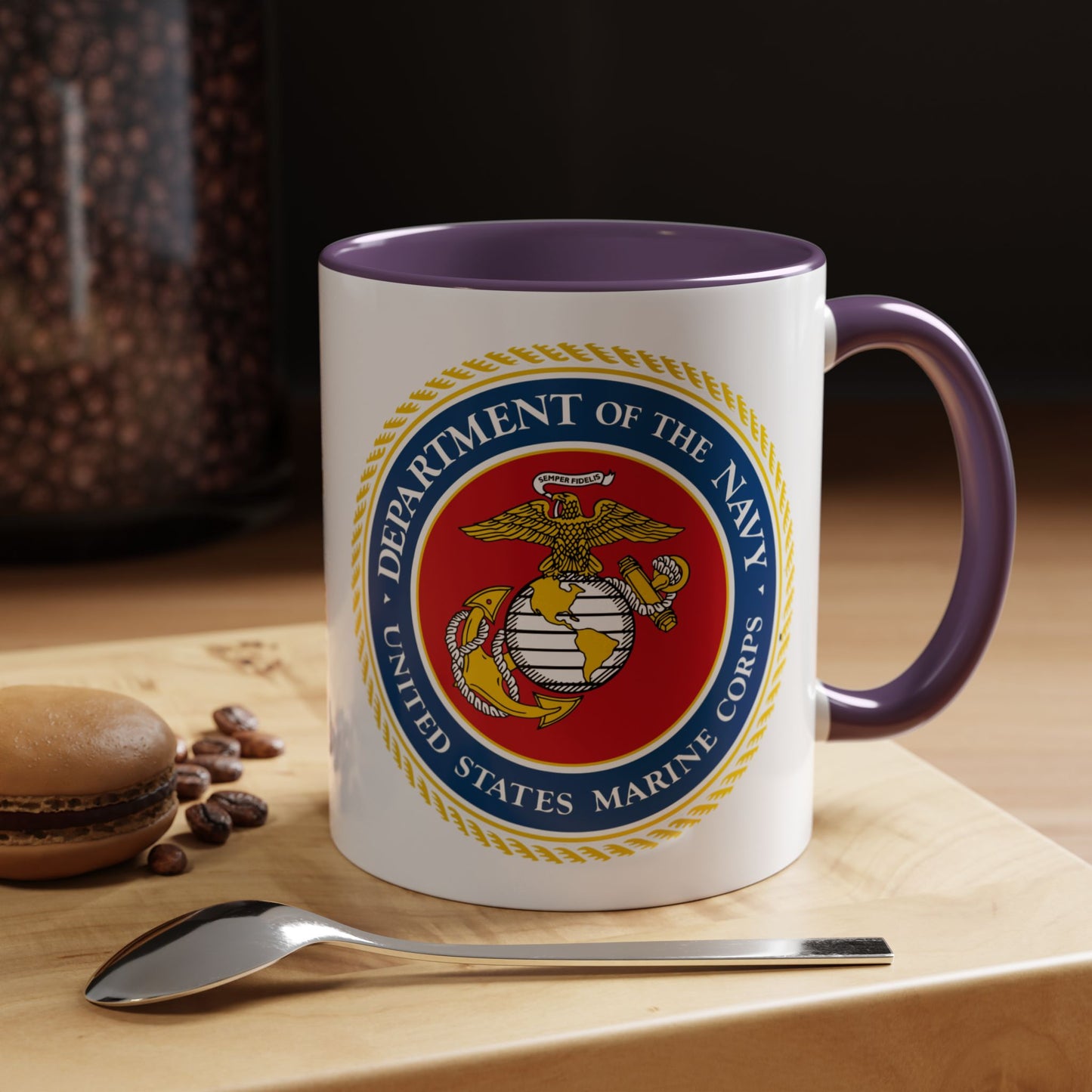 US Marine Corps 2-Tone Coffee Mug