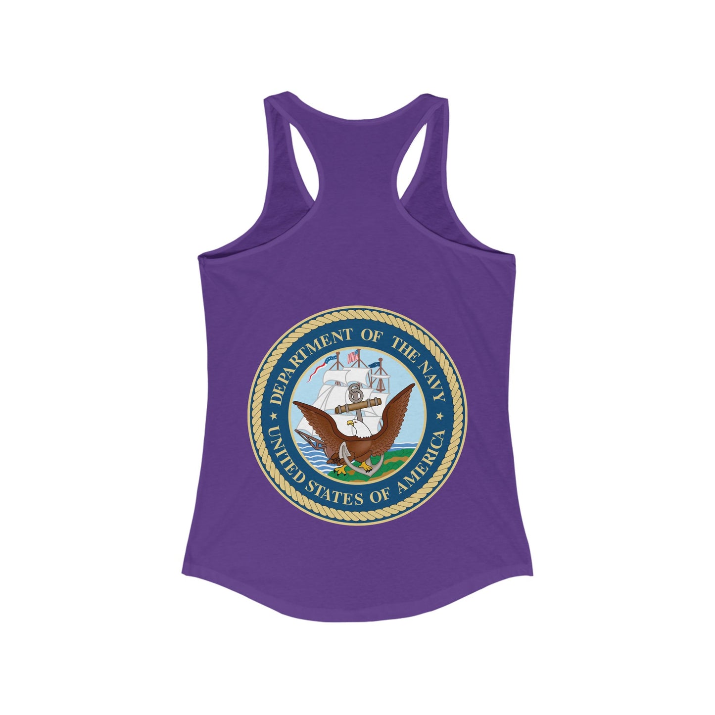 US Navy Women's Racerback Tank