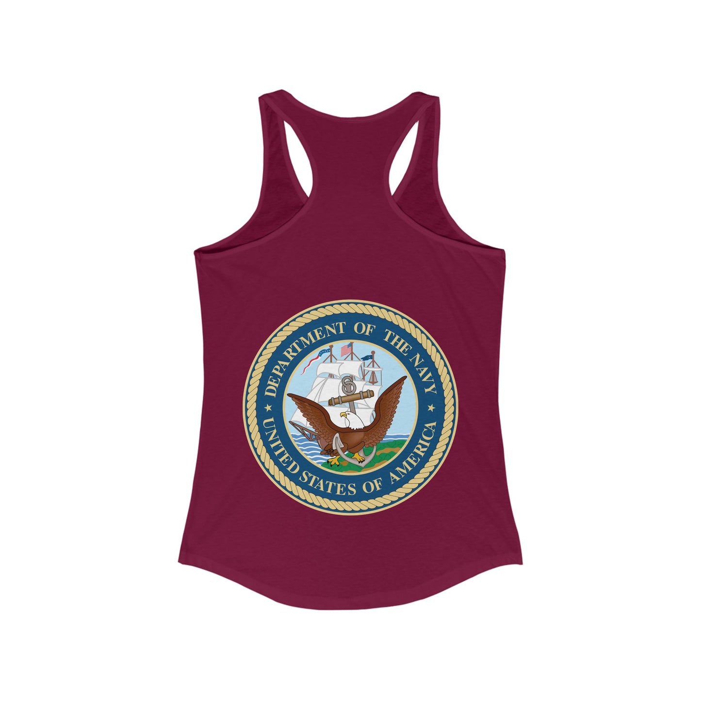 US Navy Women's Racerback Tank