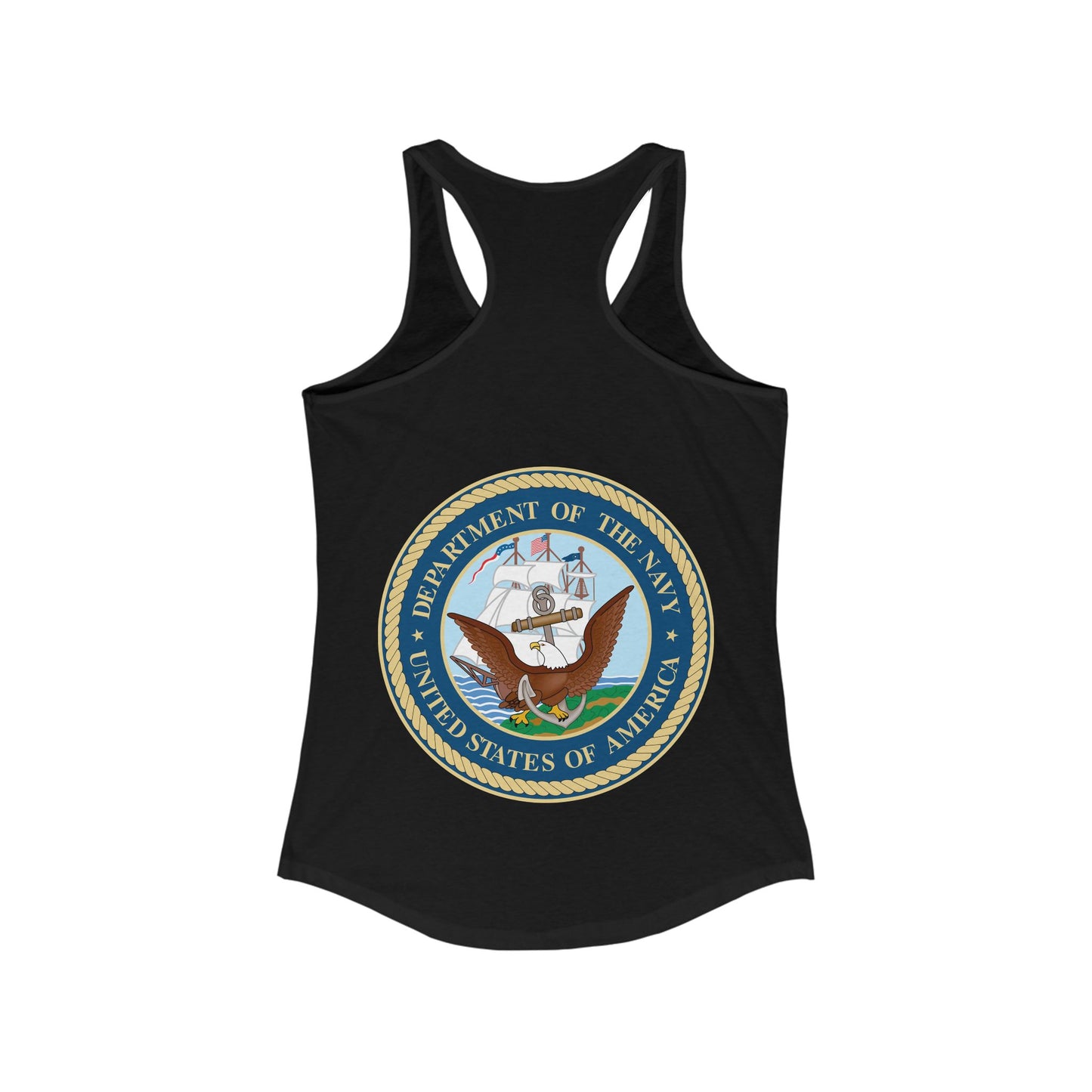 US Navy Women's Racerback Tank