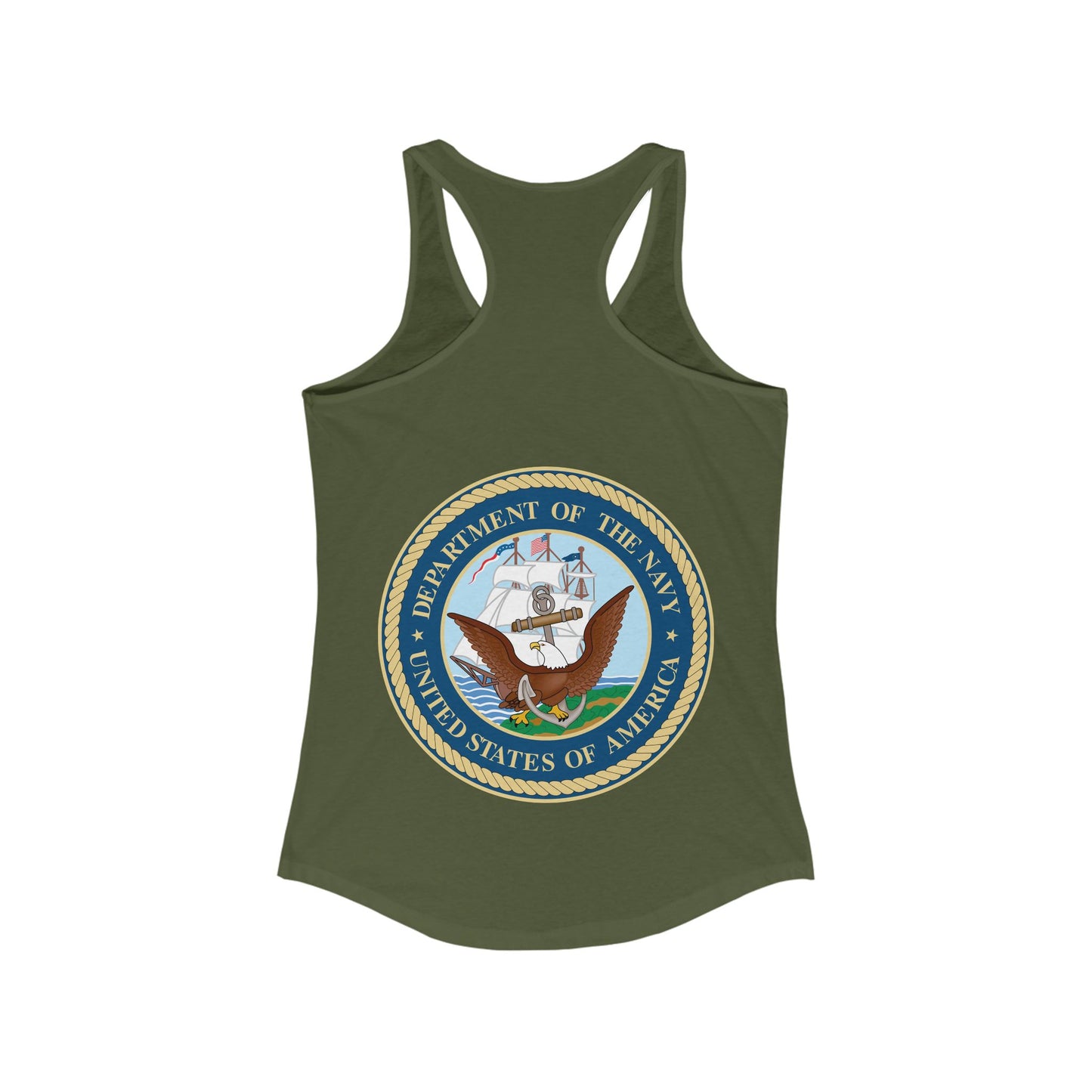 US Navy Women's Racerback Tank