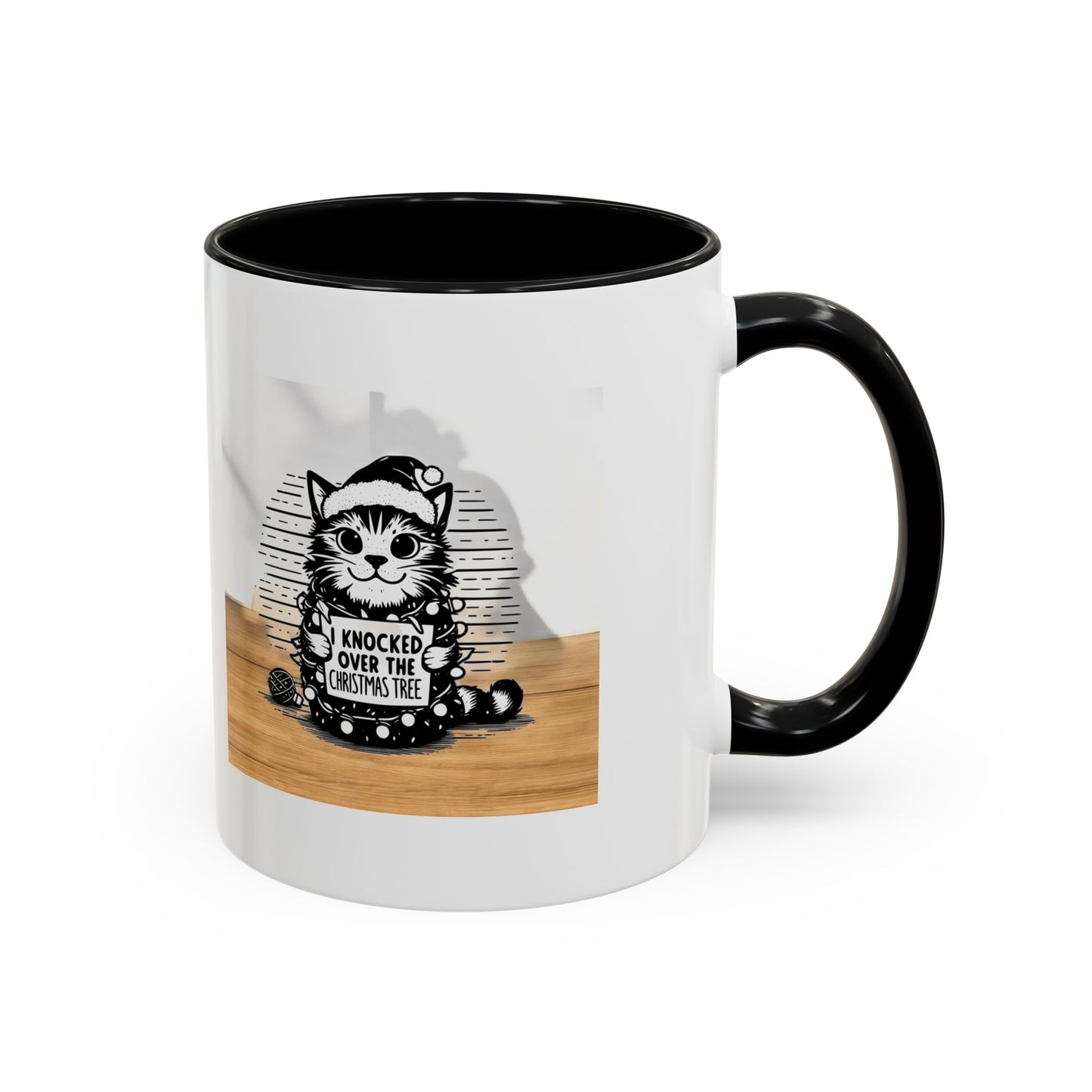Naughty Cat 2-Tone Coffee Mug
