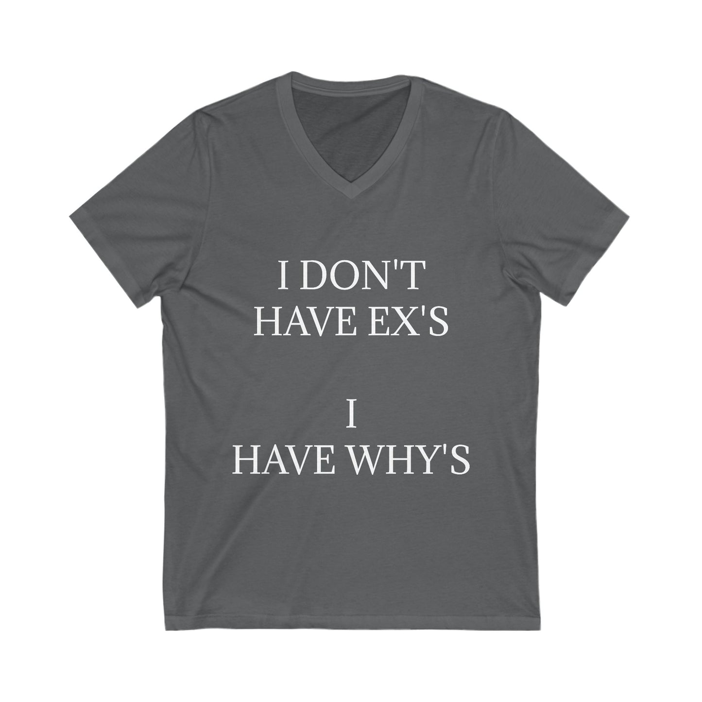 X's And Y's Unisex Short Sleeve V-Neck Tee