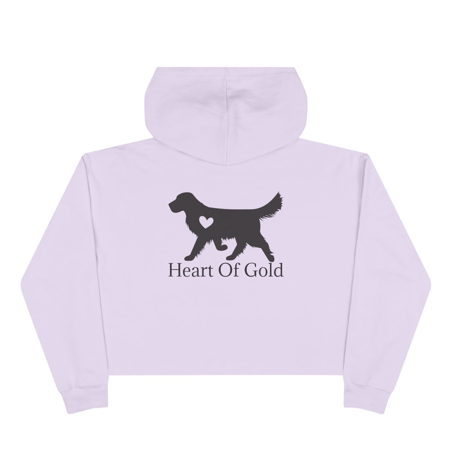 Heart Of Gold Women's Crop Hoodie