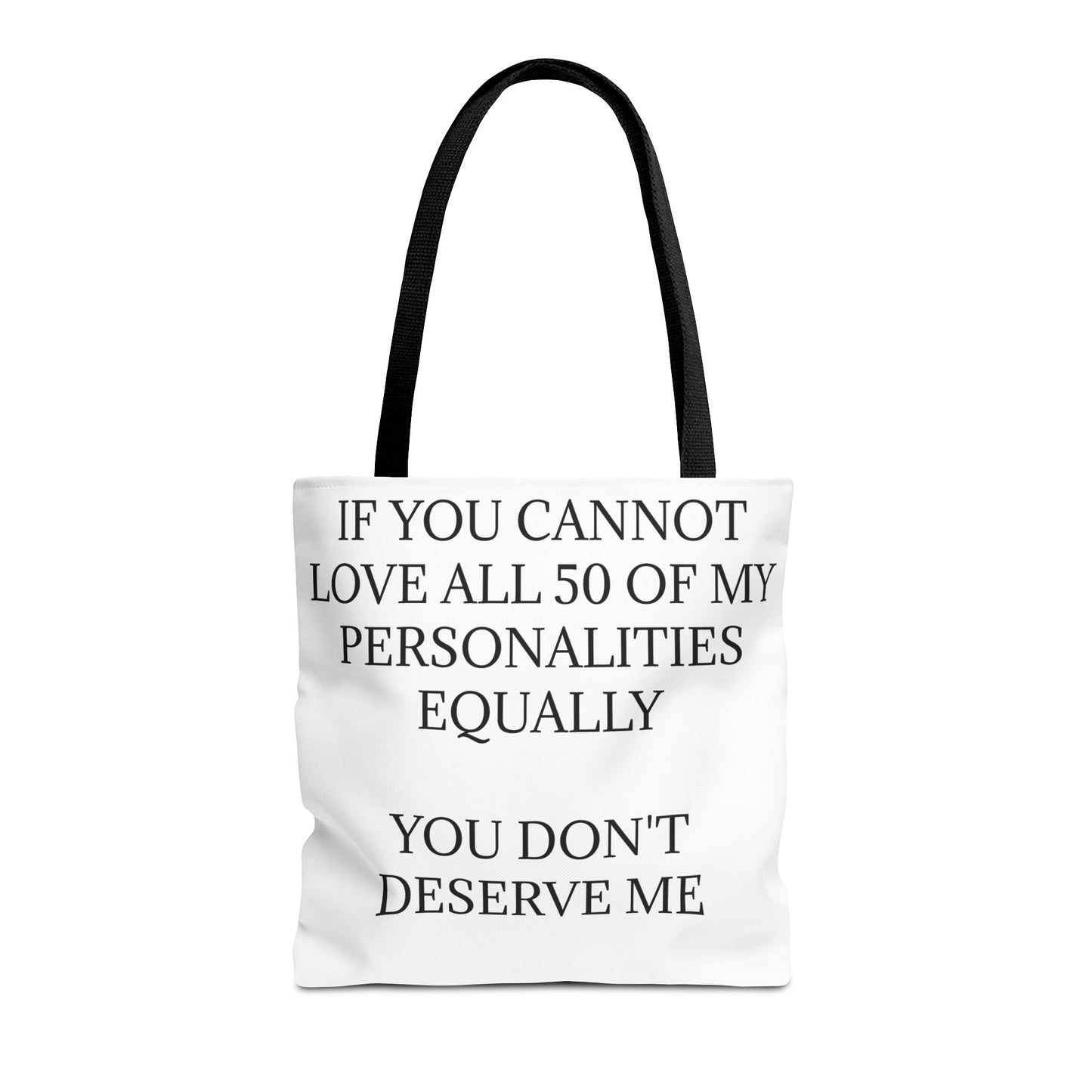 50 Personalities Tote Bag