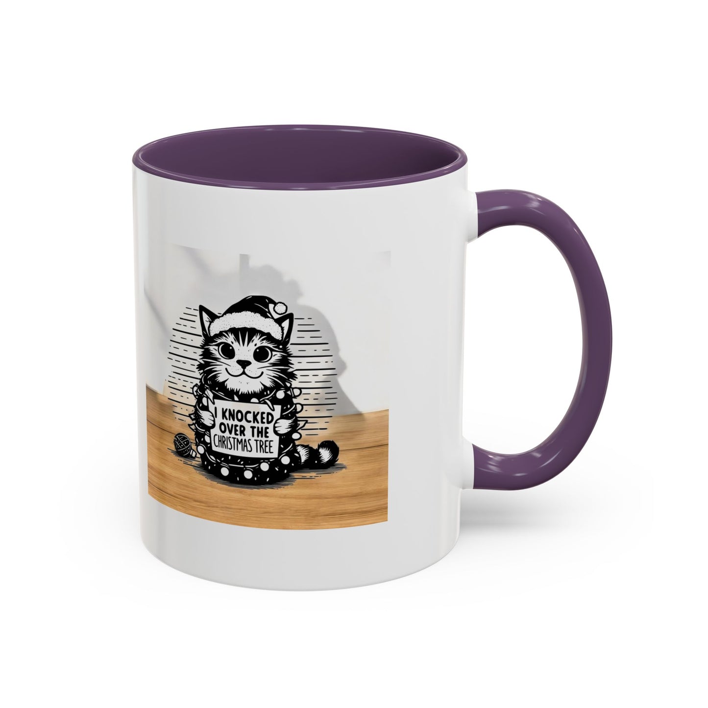 Naughty Cat 2-Tone Coffee Mug