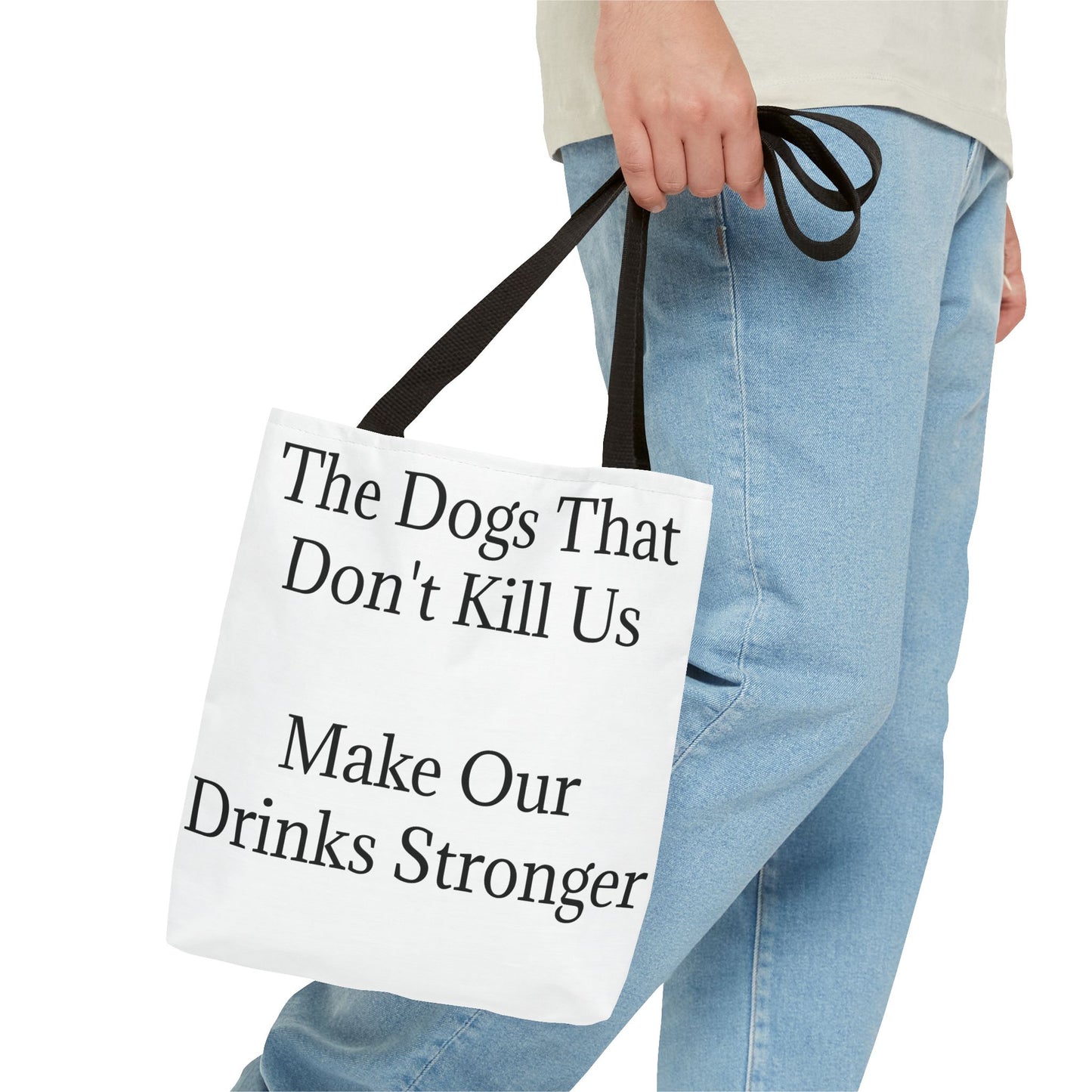 Drinks Stronger Tote Bag