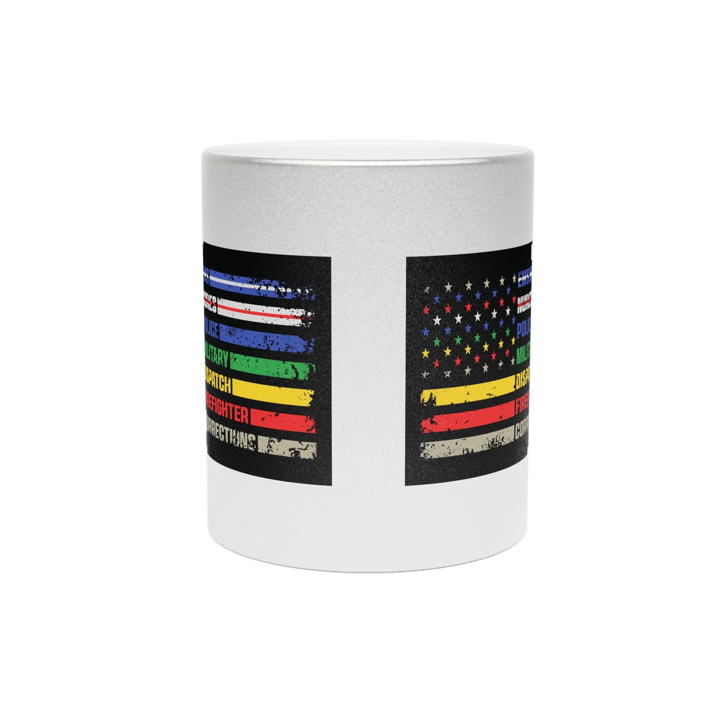 First Responder Metallic Coffee Mug