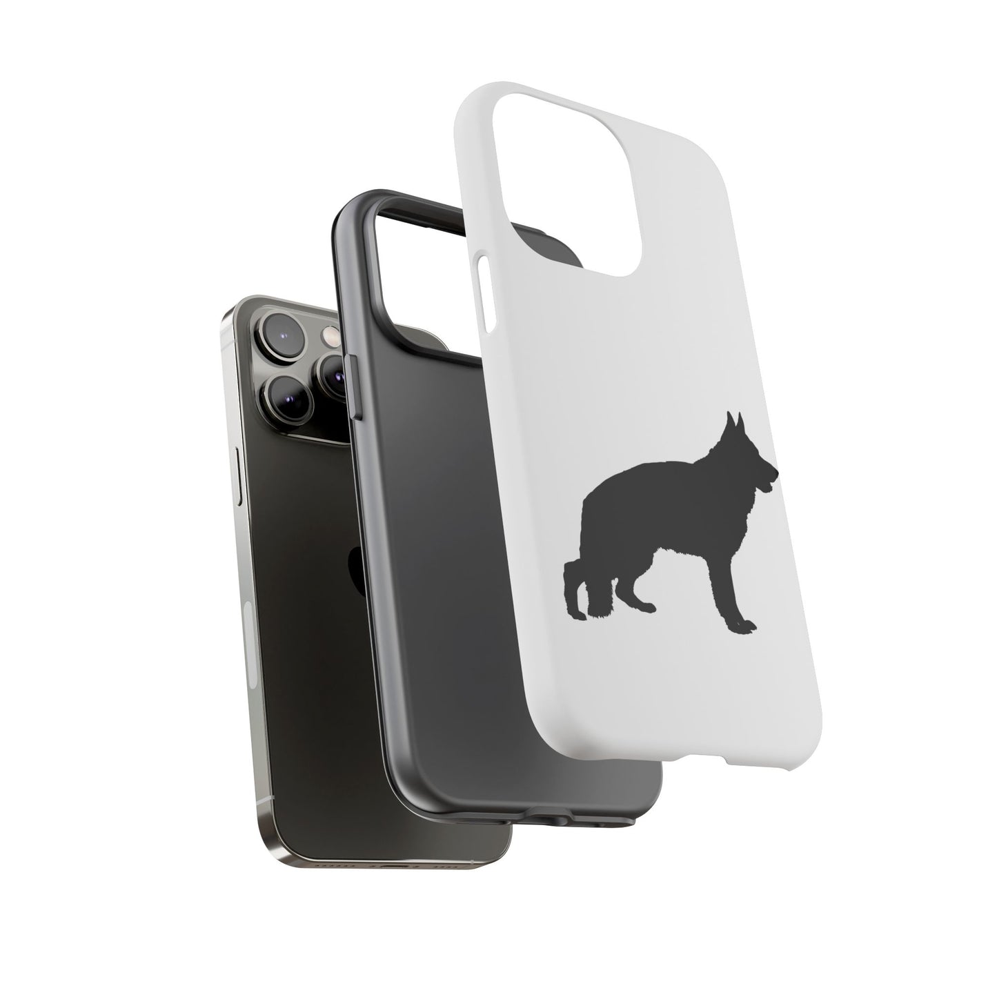 German Shepherd Silhouette iPhone Case