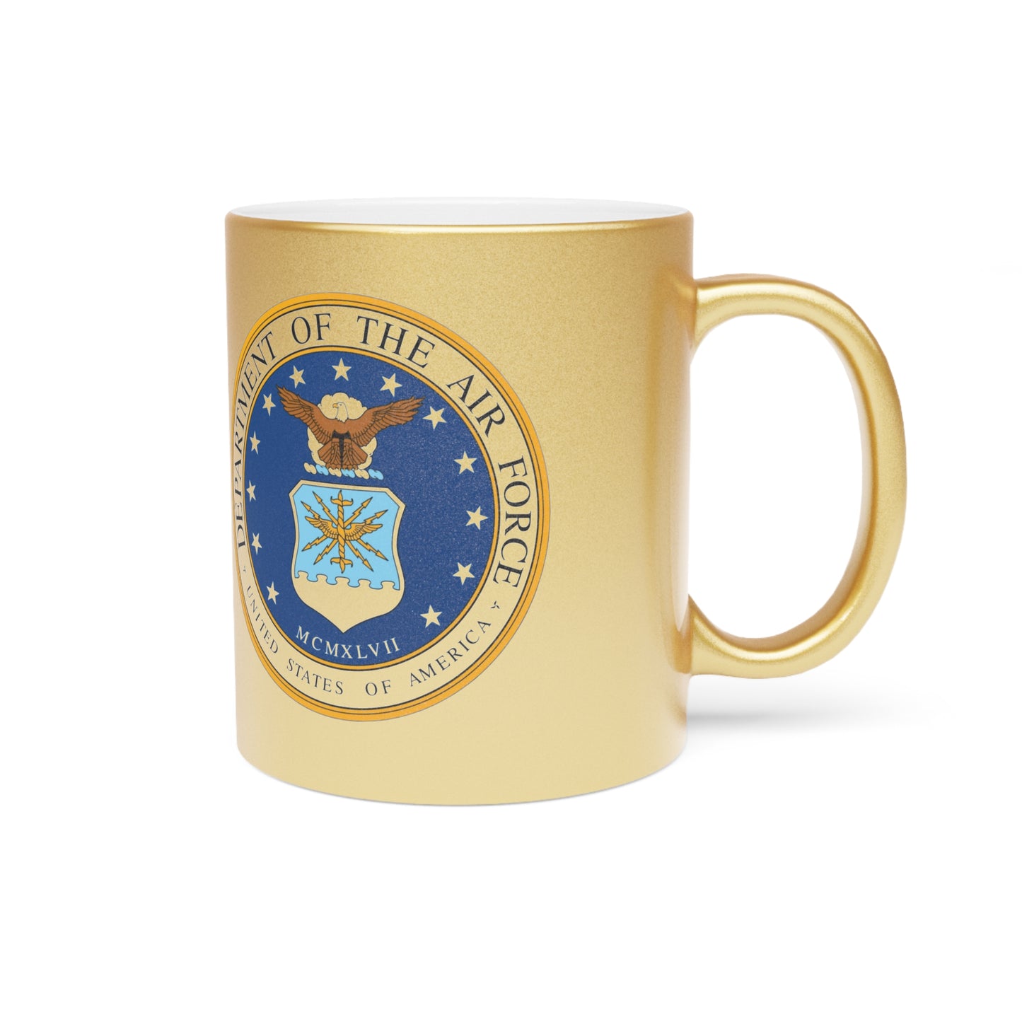 US Air Force Metallic Coffee Mug