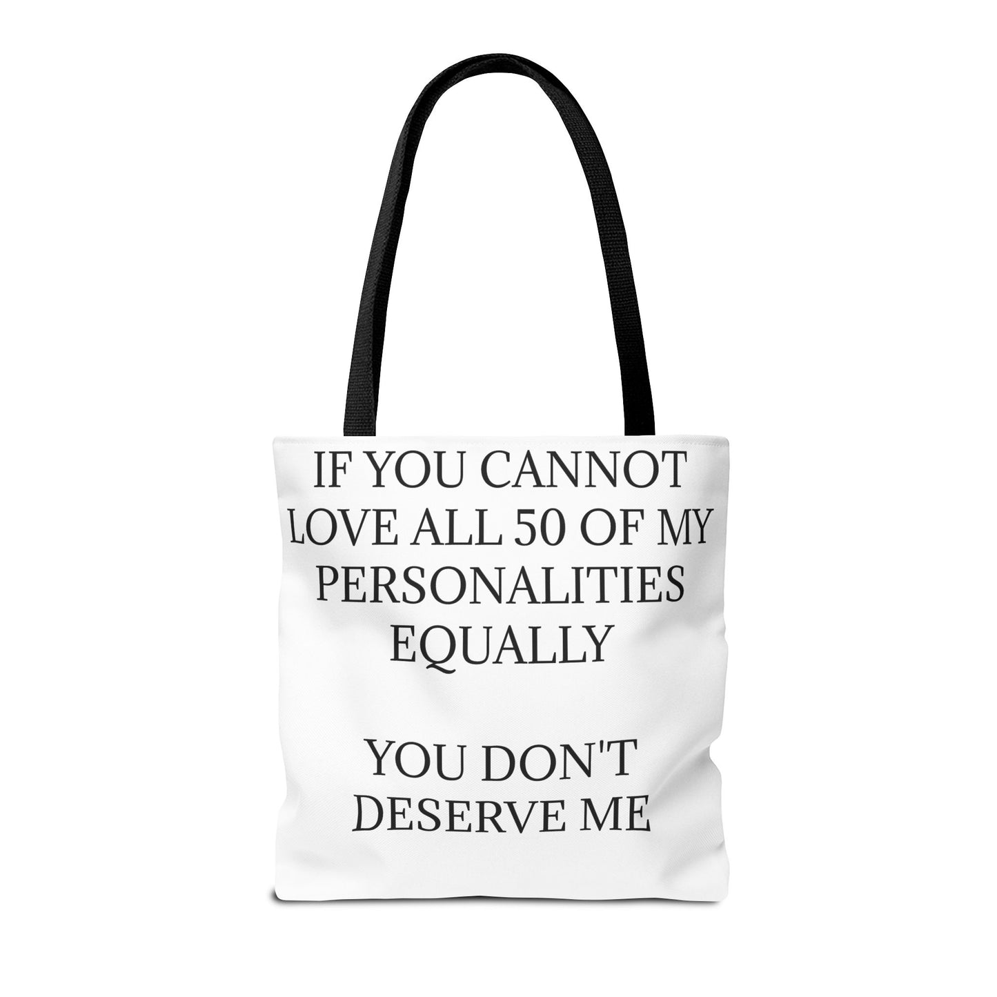 50 Personalities Tote Bag