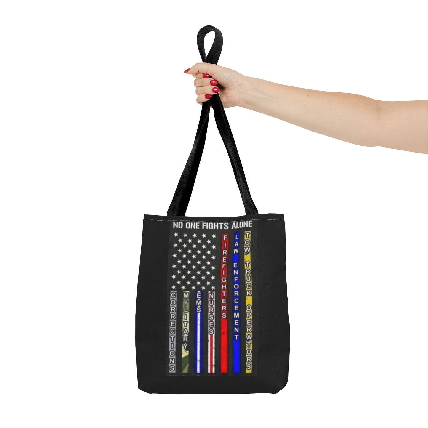 No One Fights Alone Tote Bag