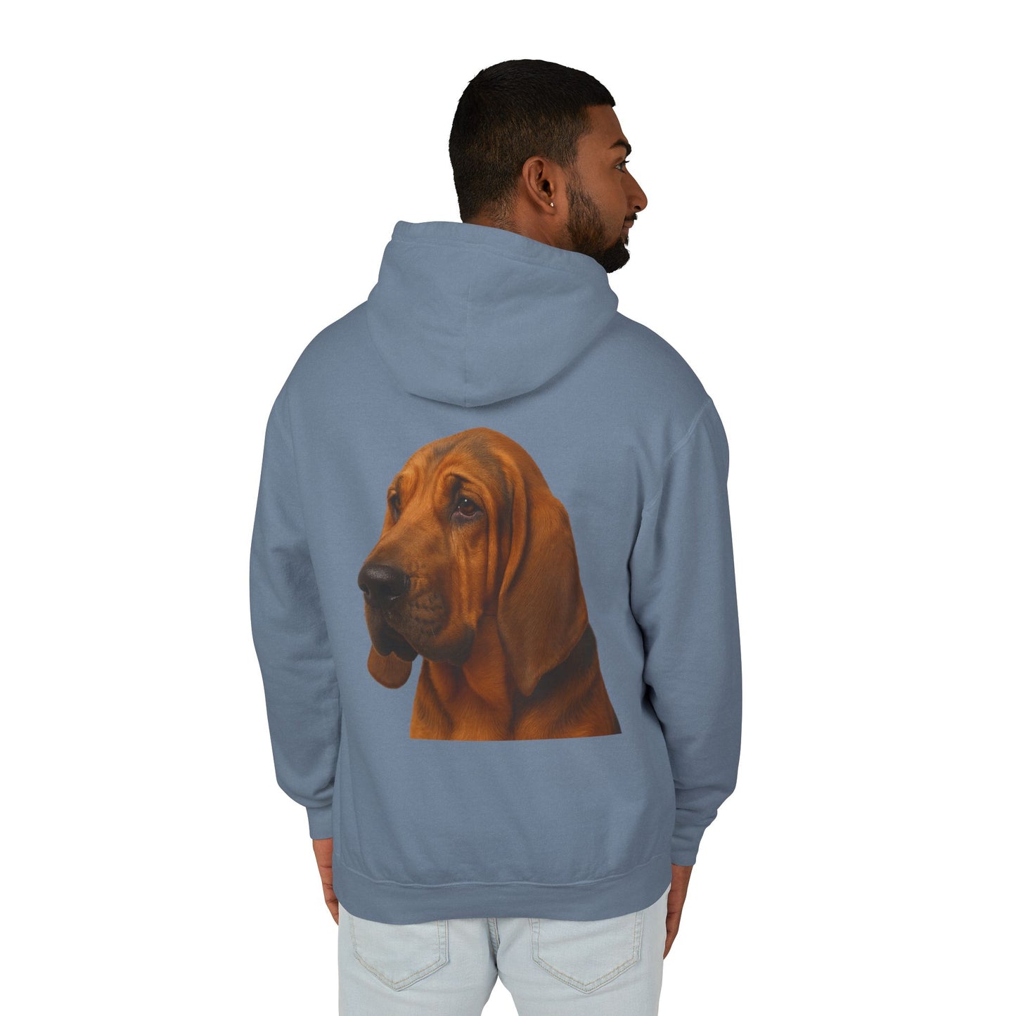 Bloodhound Head Unisex Lightweight Hoodie