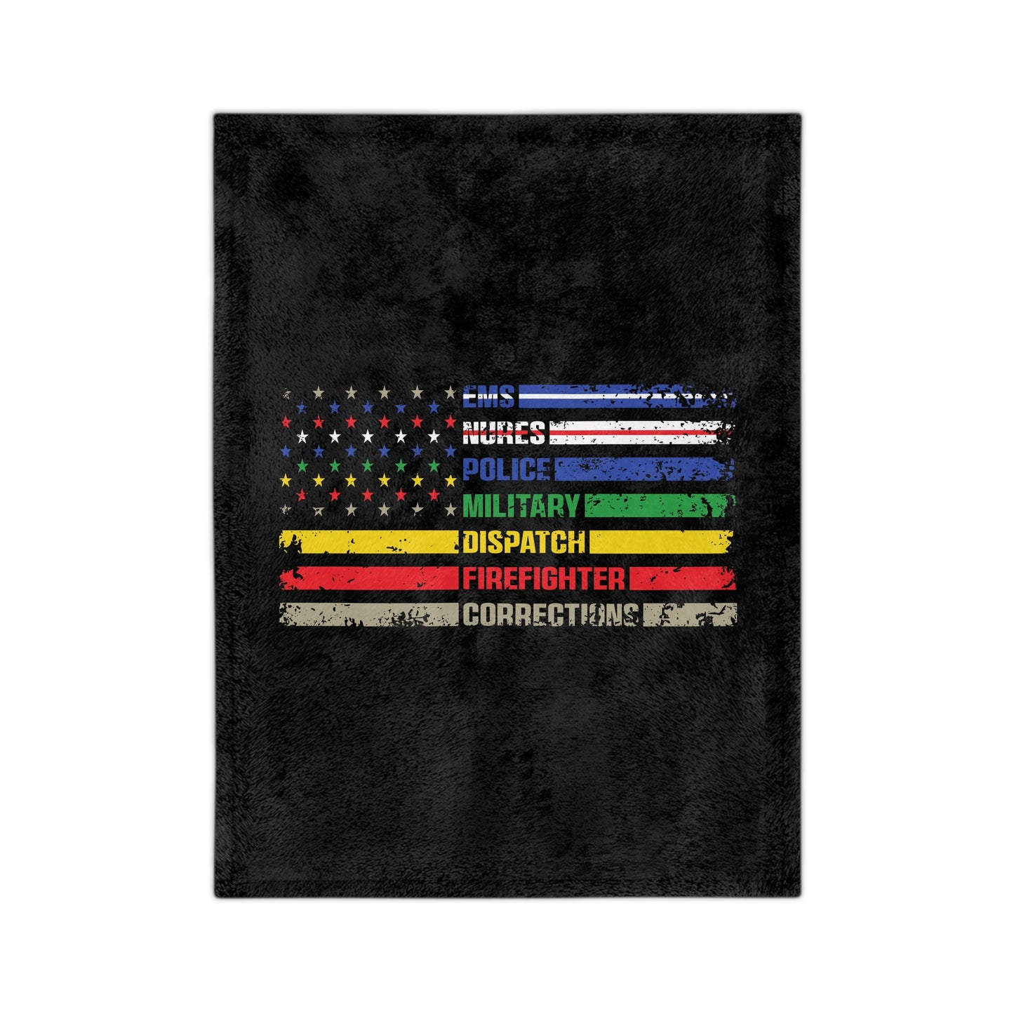 First Responder Velveteen Microfiber Blanket