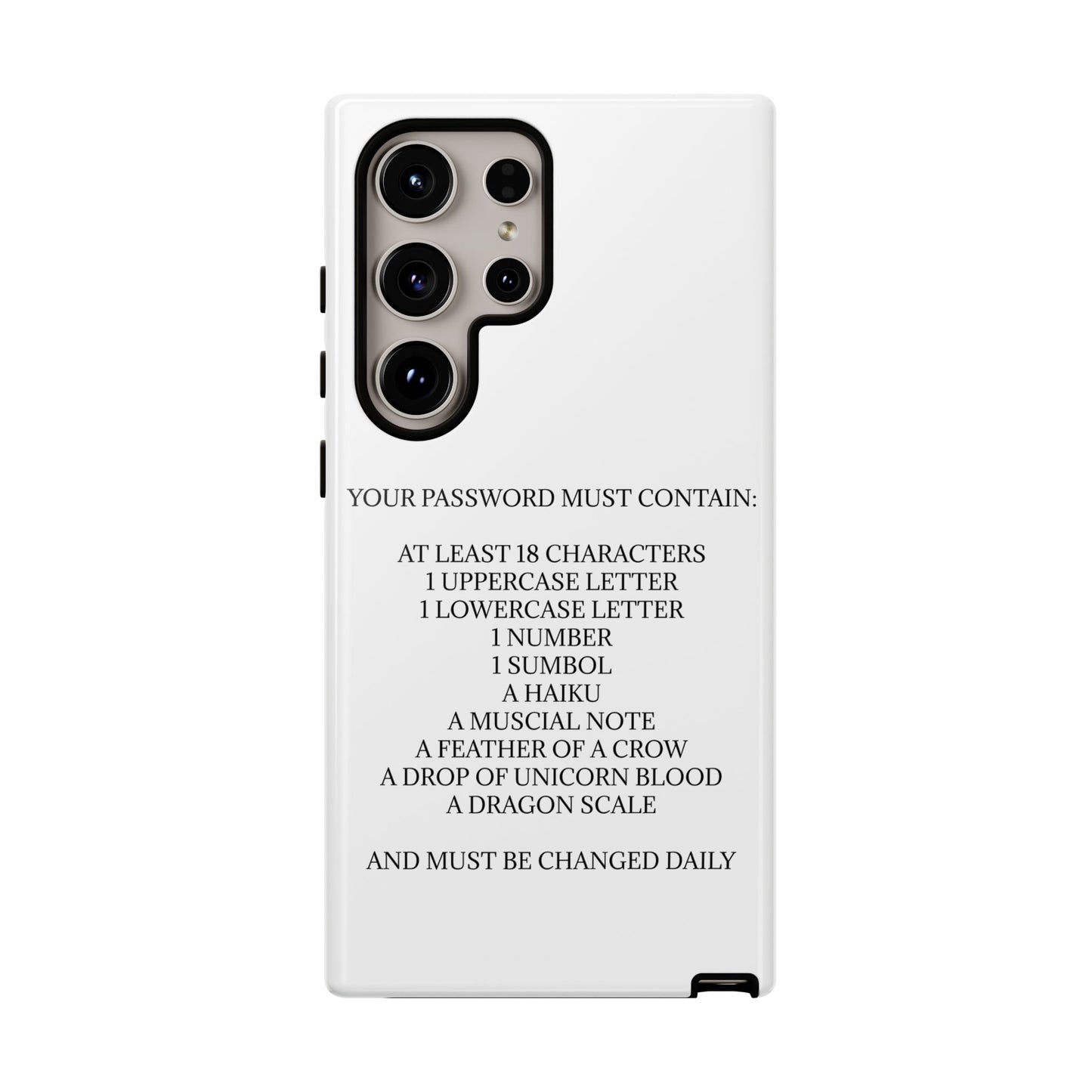 Password Samsung Case