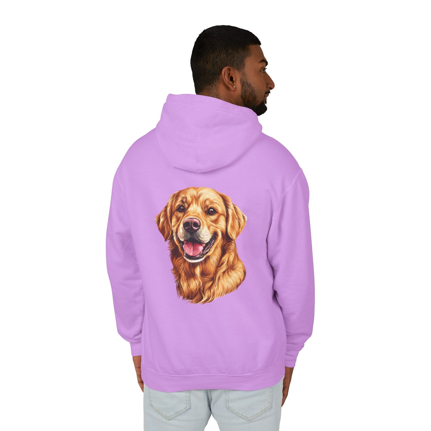 Golden Head Unisex Lightweight Hoodie