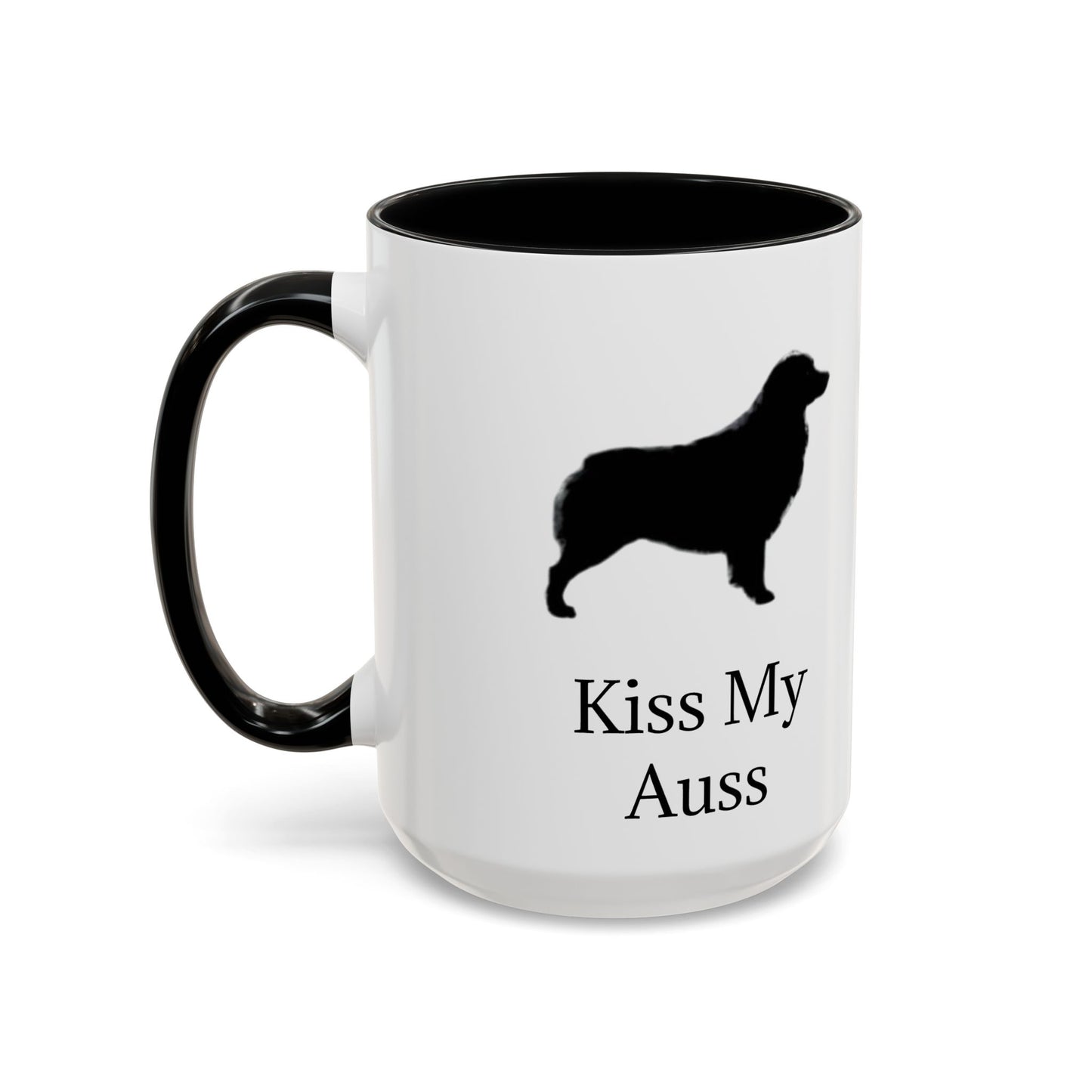 Kiss My Auss 2-Tone Coffee Mug