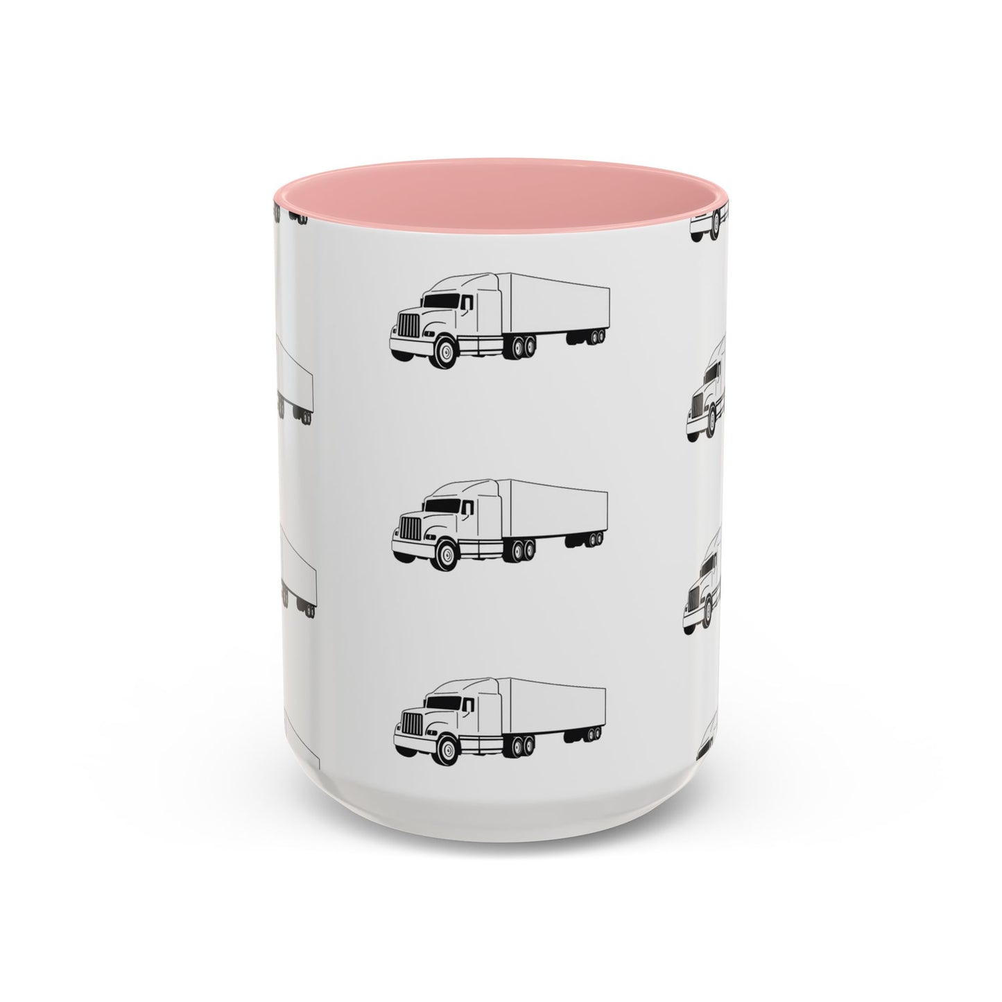 Semi Truck 2-Tone Coffee Mug