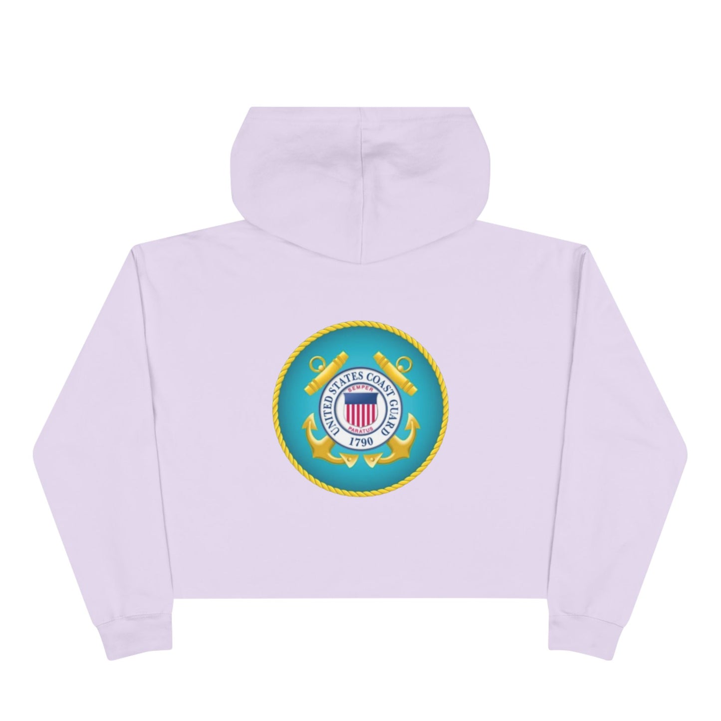 US Coast Guard Women's Crop Hoodie