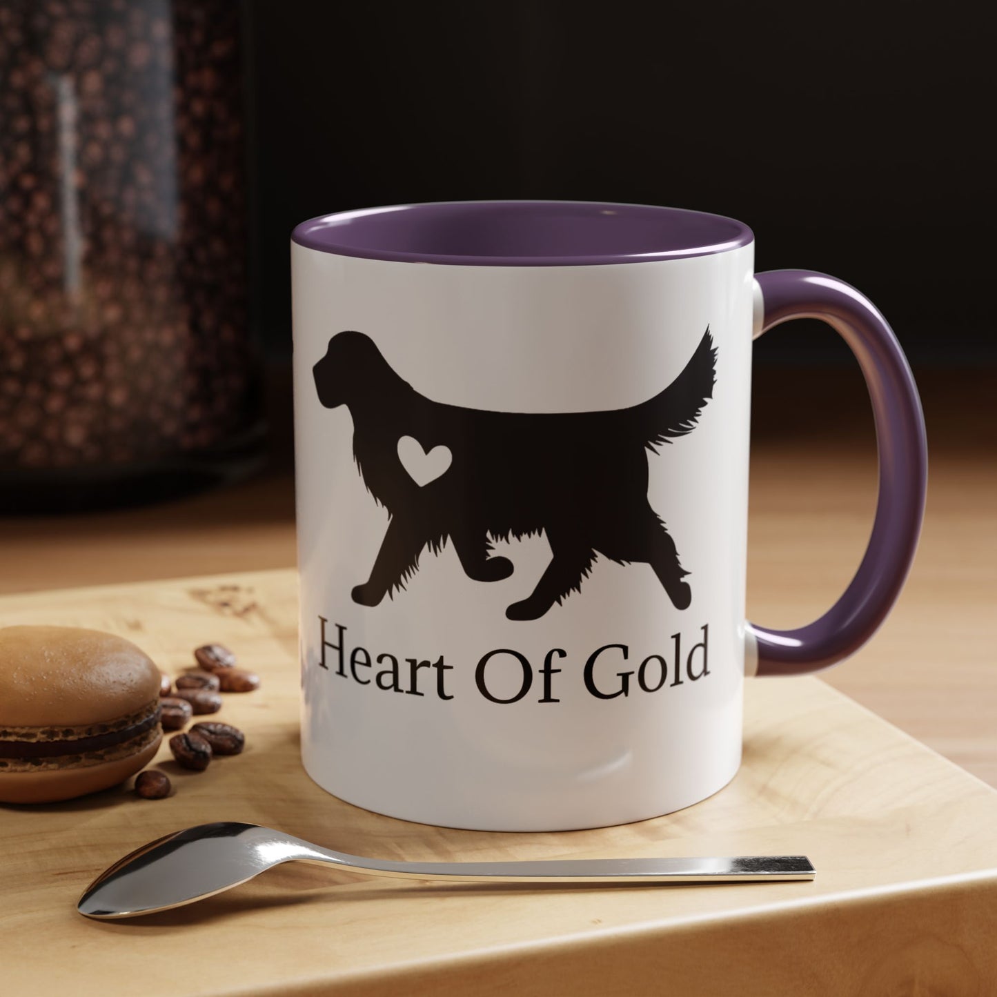 Heart Of Gold 2-Tone Coffee Mug