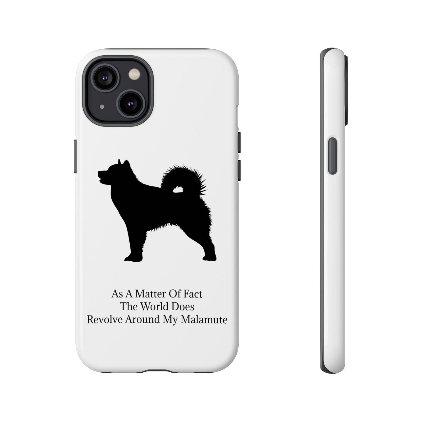 Matter Of Fact Malamute iPhone Case