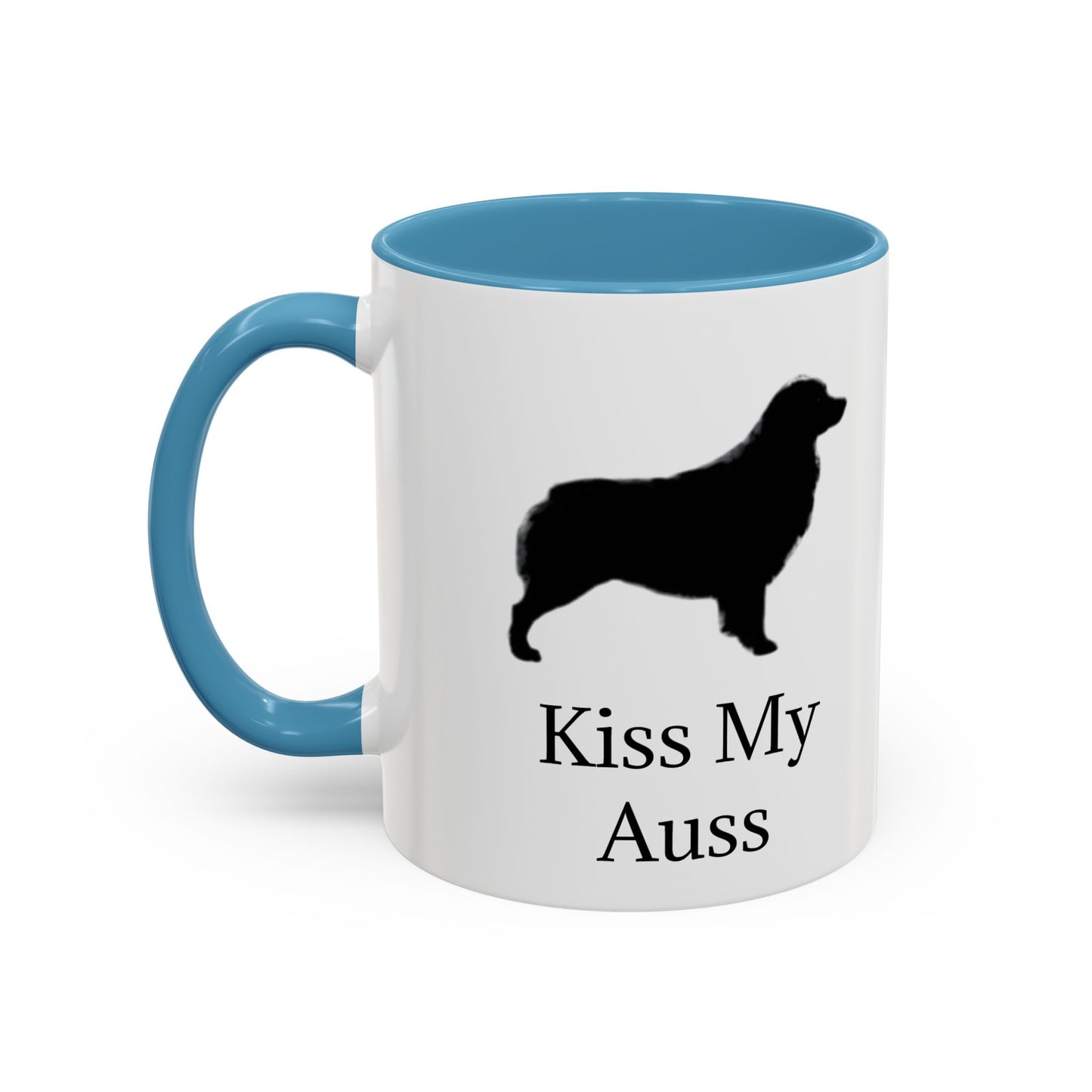 Kiss My Auss 2-Tone Coffee Mug