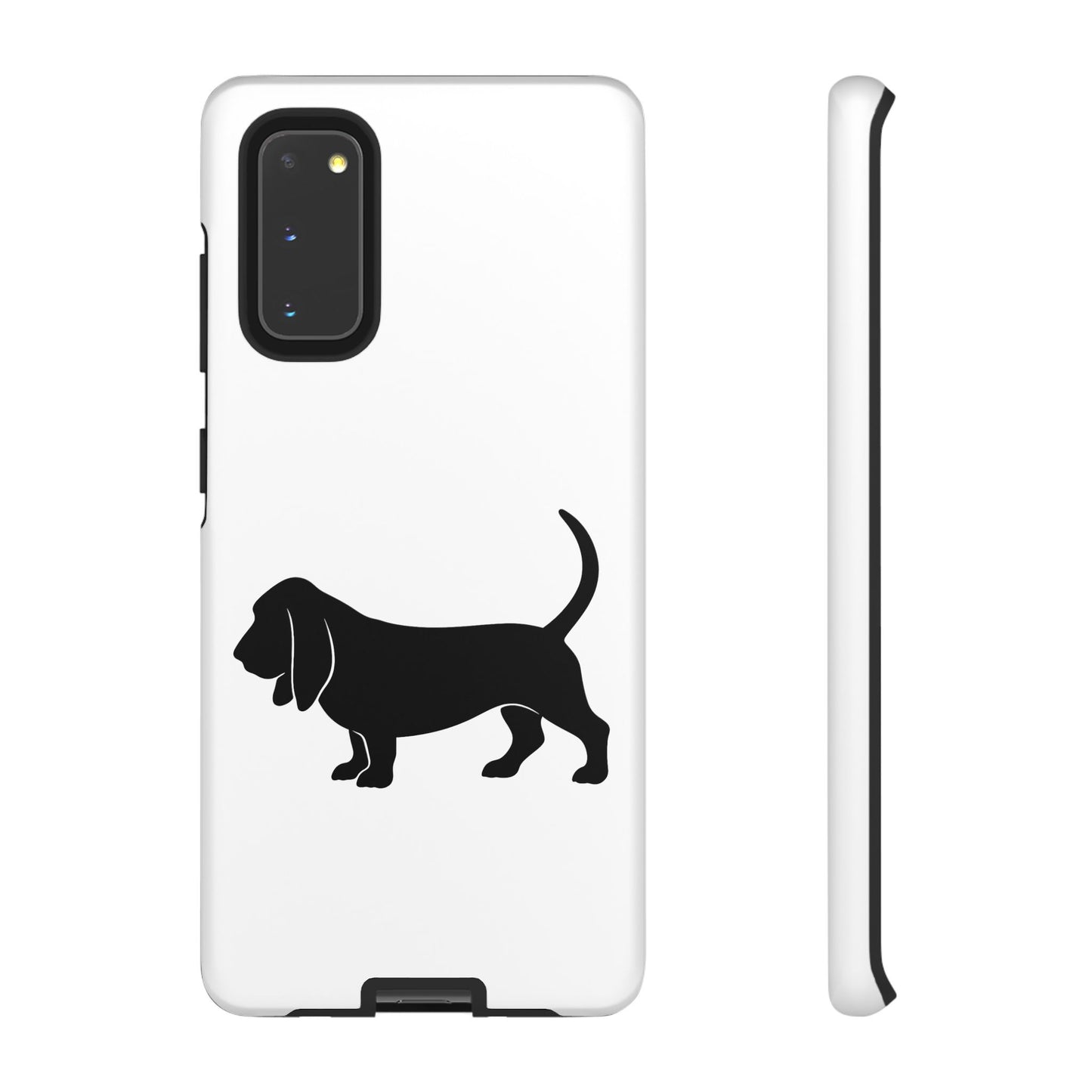 Basset Hound Silhouette Samsung Case