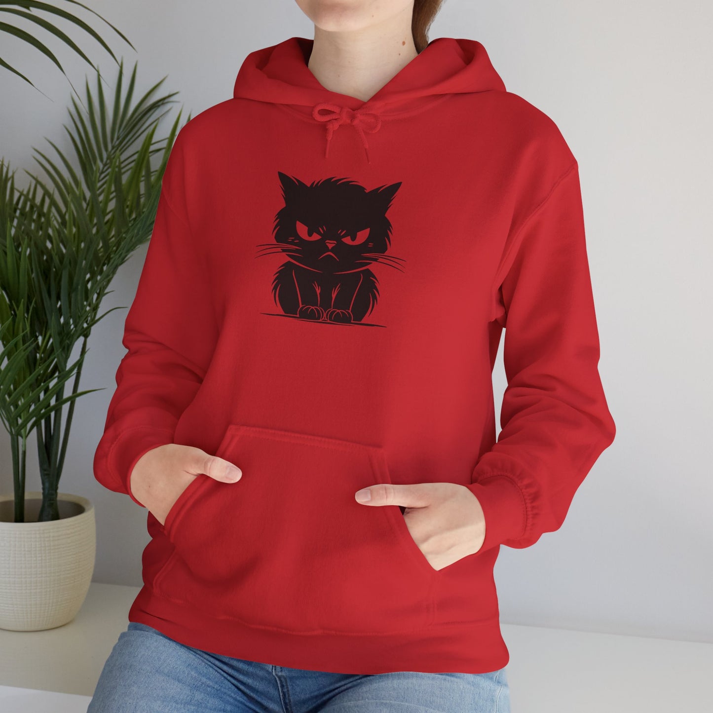 Angry Cat Unisex Hoodie