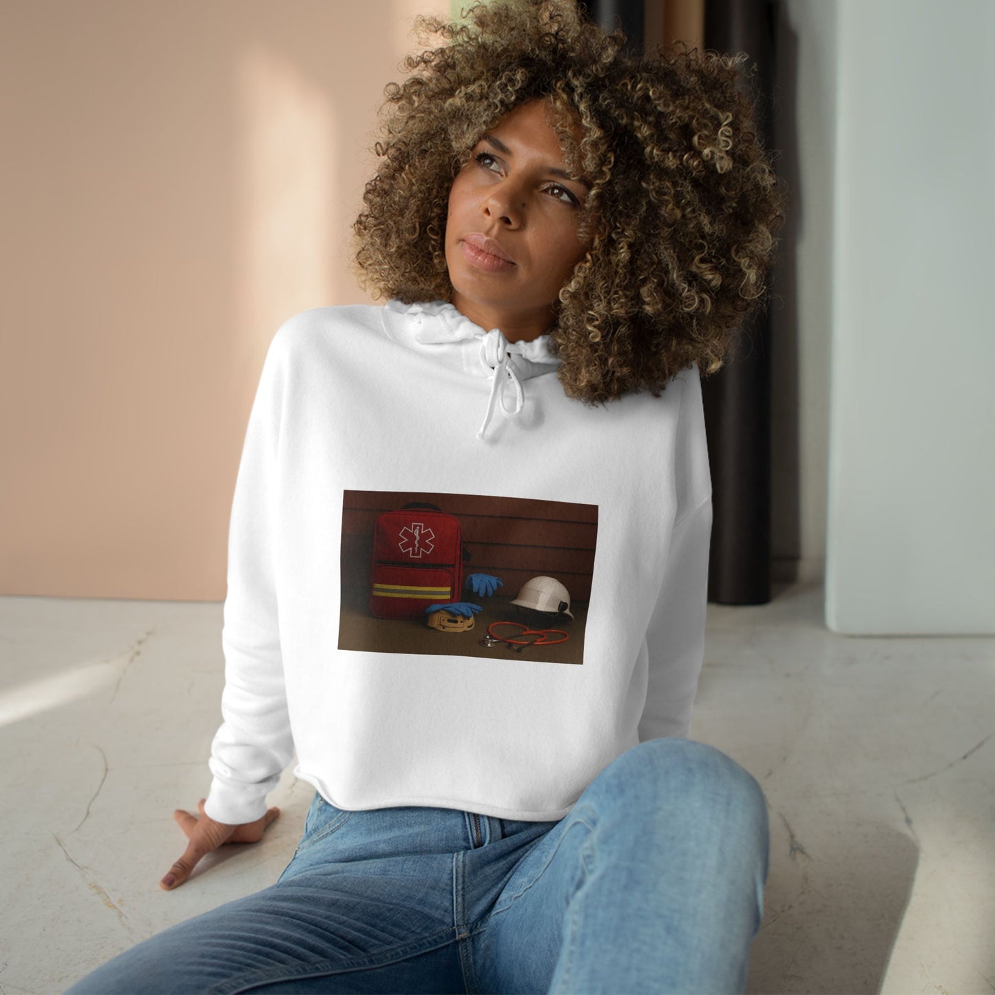 EMS Appreciation Women's Crop Hoodie