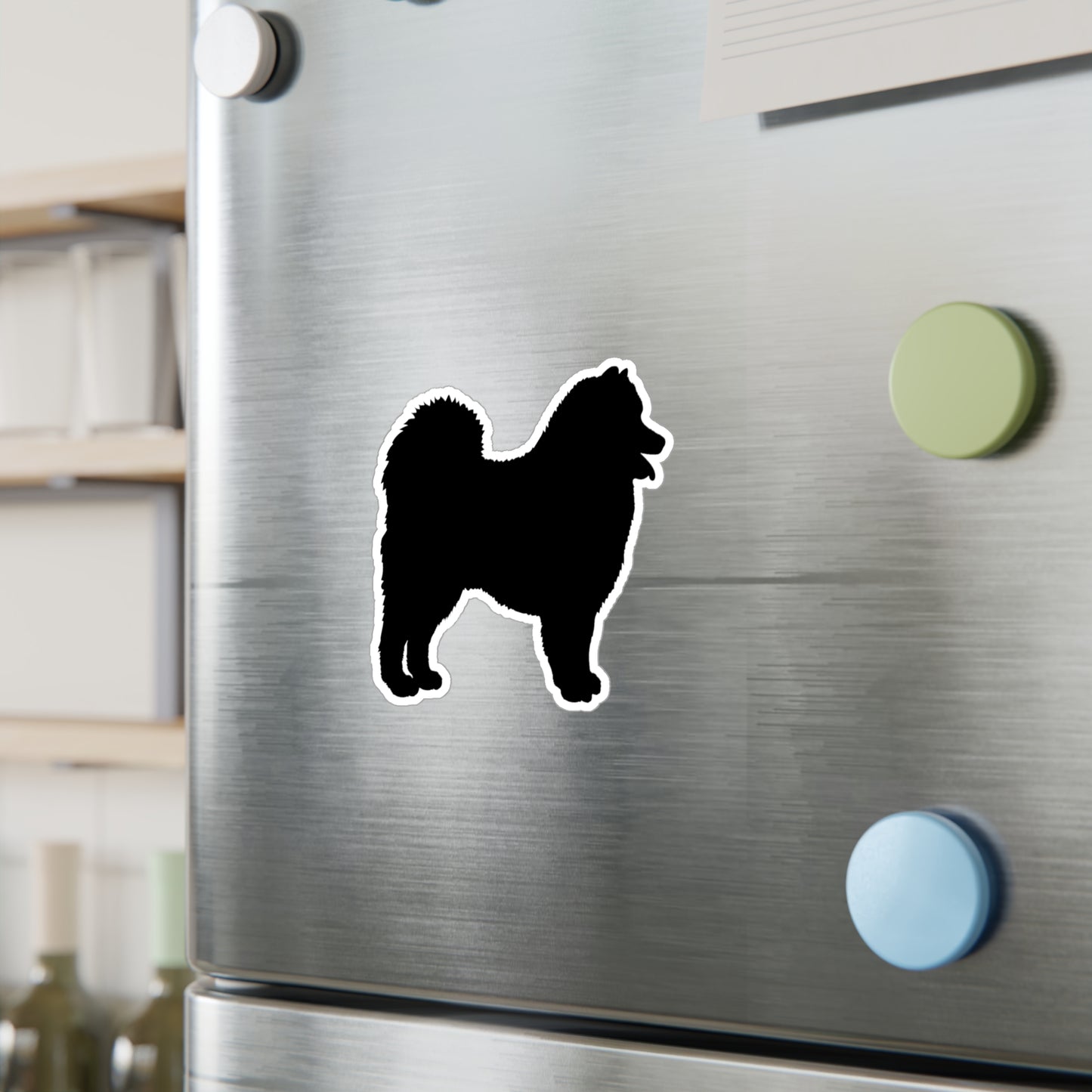 Samoyed Silhouette Vinyl Decal