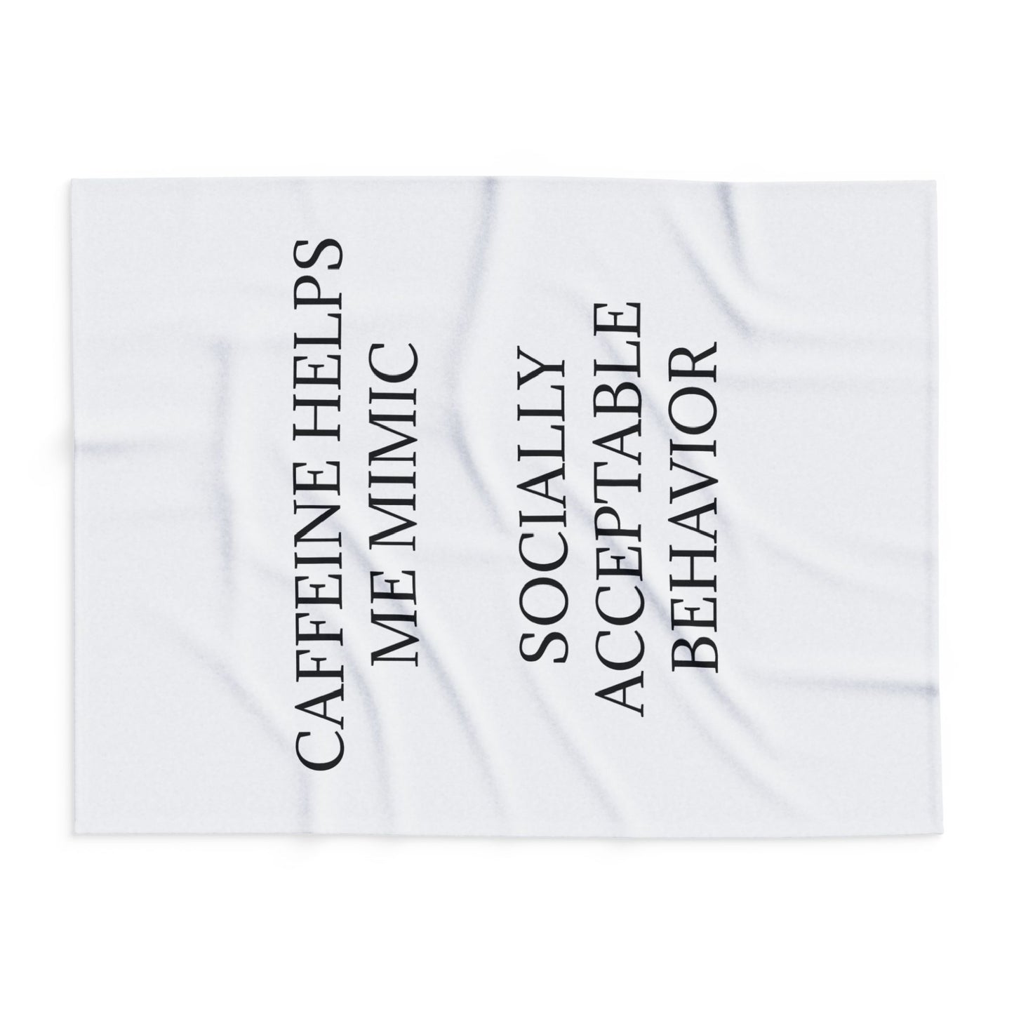 Socially Acceptable Arctic Fleece Blanket