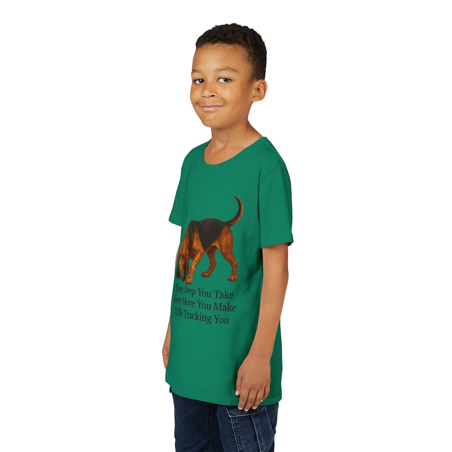 Tracking You Youth Unisex Short Sleeve Crewneck Tee