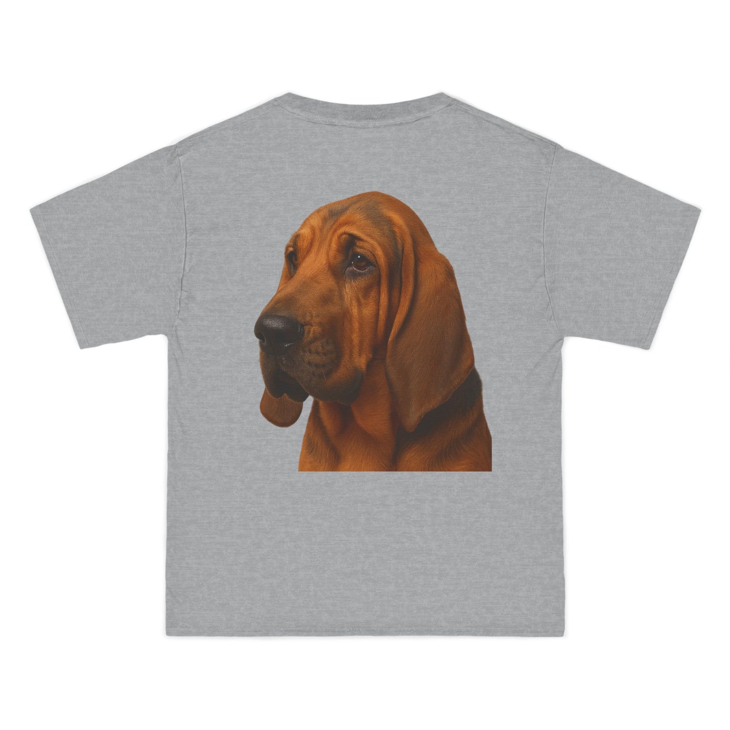 Bloodhound Head Men's Short-Sleeve Crewneck Tee