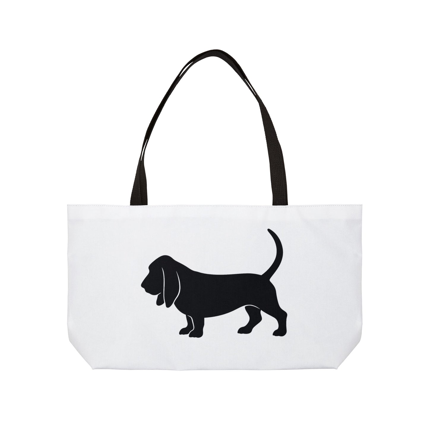 Basset Hound Silhouette Weekender Tote Bag