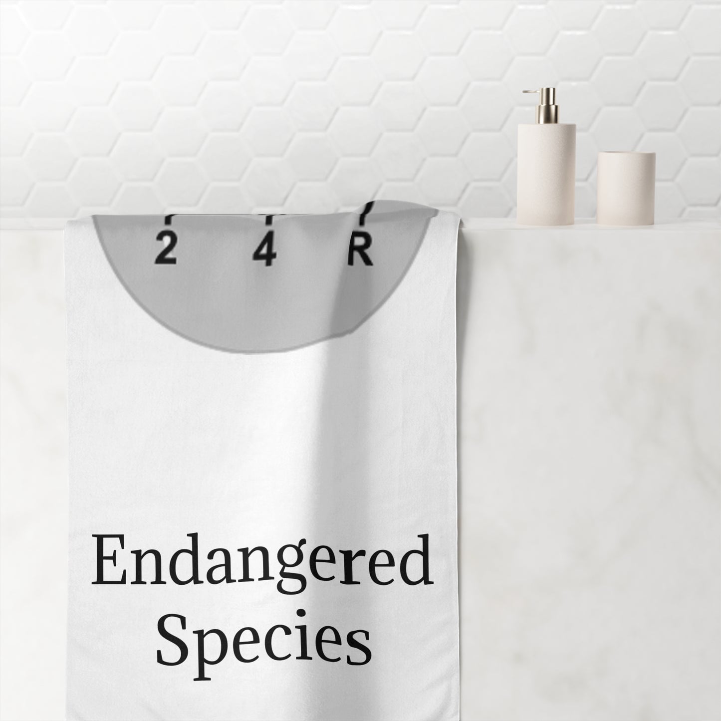 Endangered Species Mink-Cotton Beach Towel